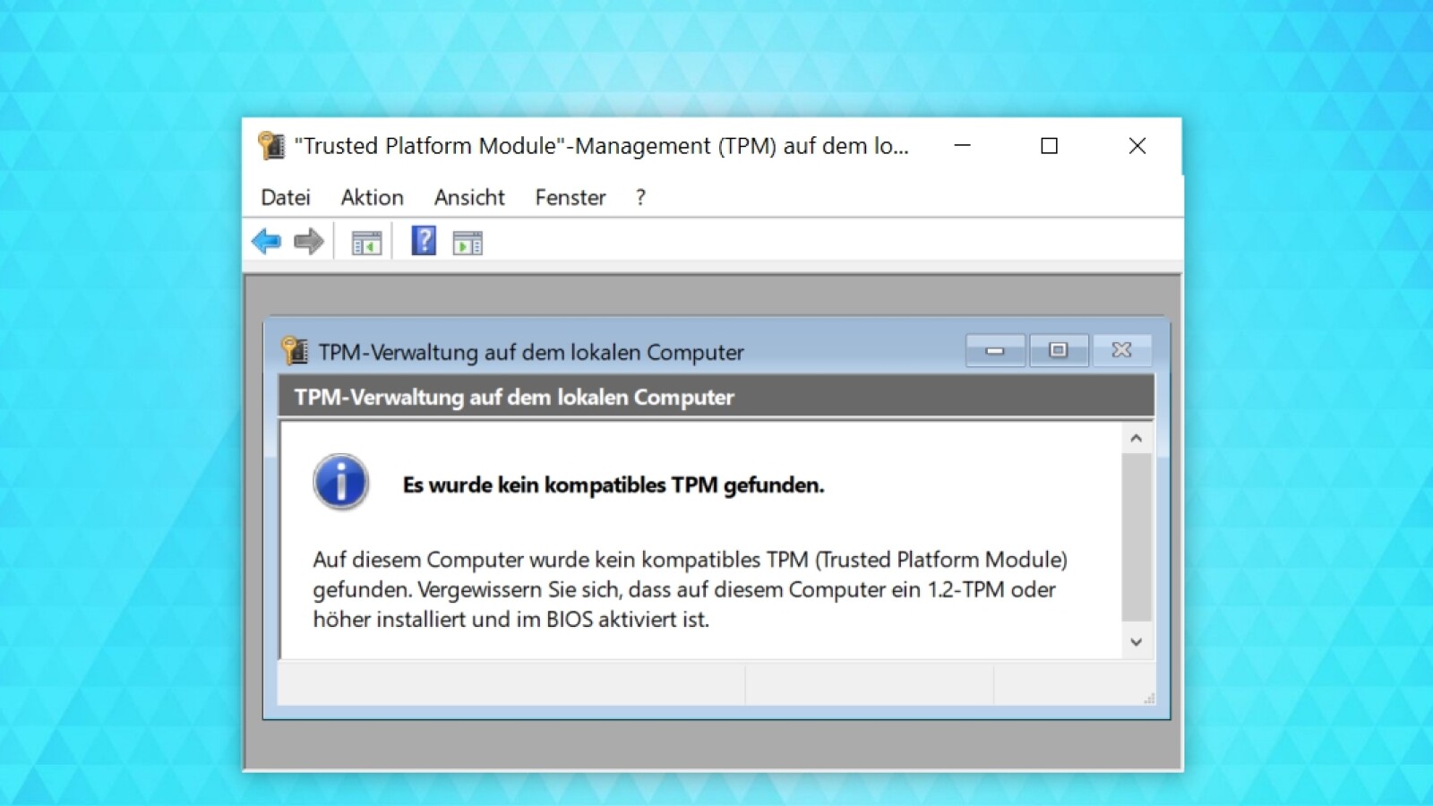 Windows 10: So prüft ihr, ob euer System einen TPM-Chip besitzt - Vimarsana News