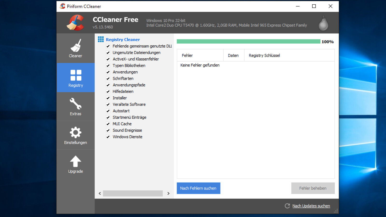 ccleaner registry cleaner for external hard drive