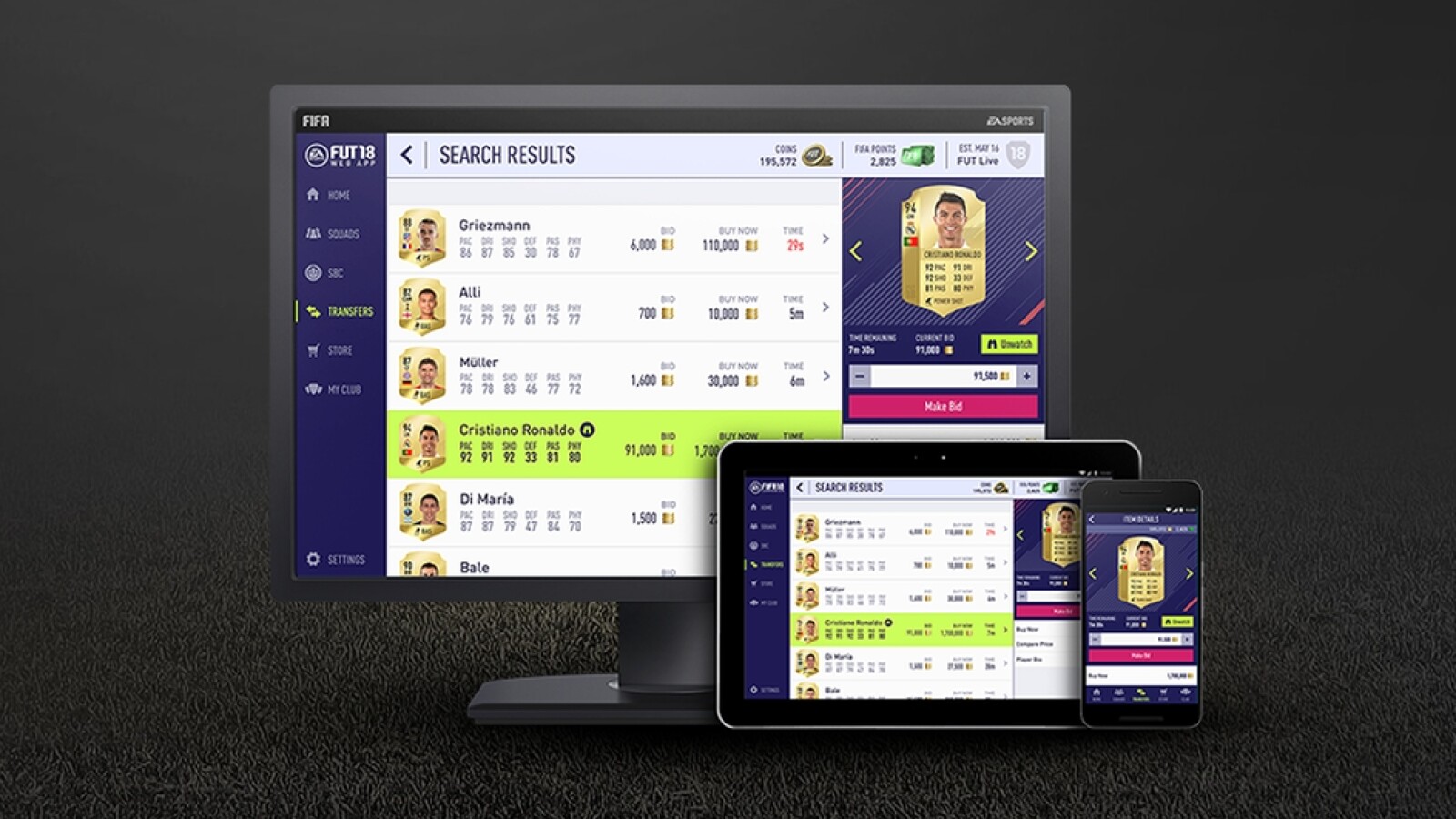 FIFA 18: FUT 18 (Web) App - Transfermarkt freischalten - Knizzful