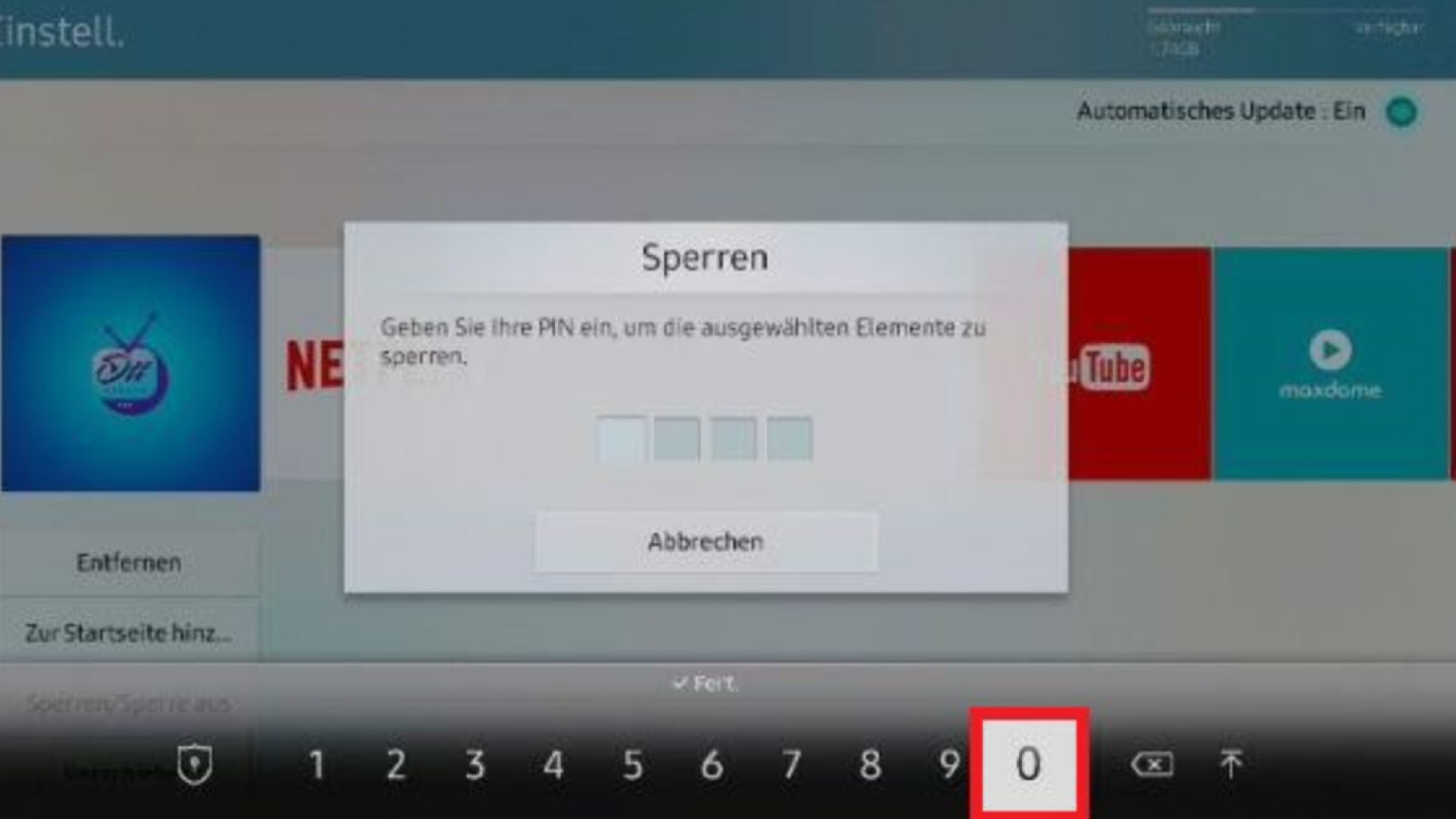 kleine Villa Reiten samsung fernseher pin sperre Indigene