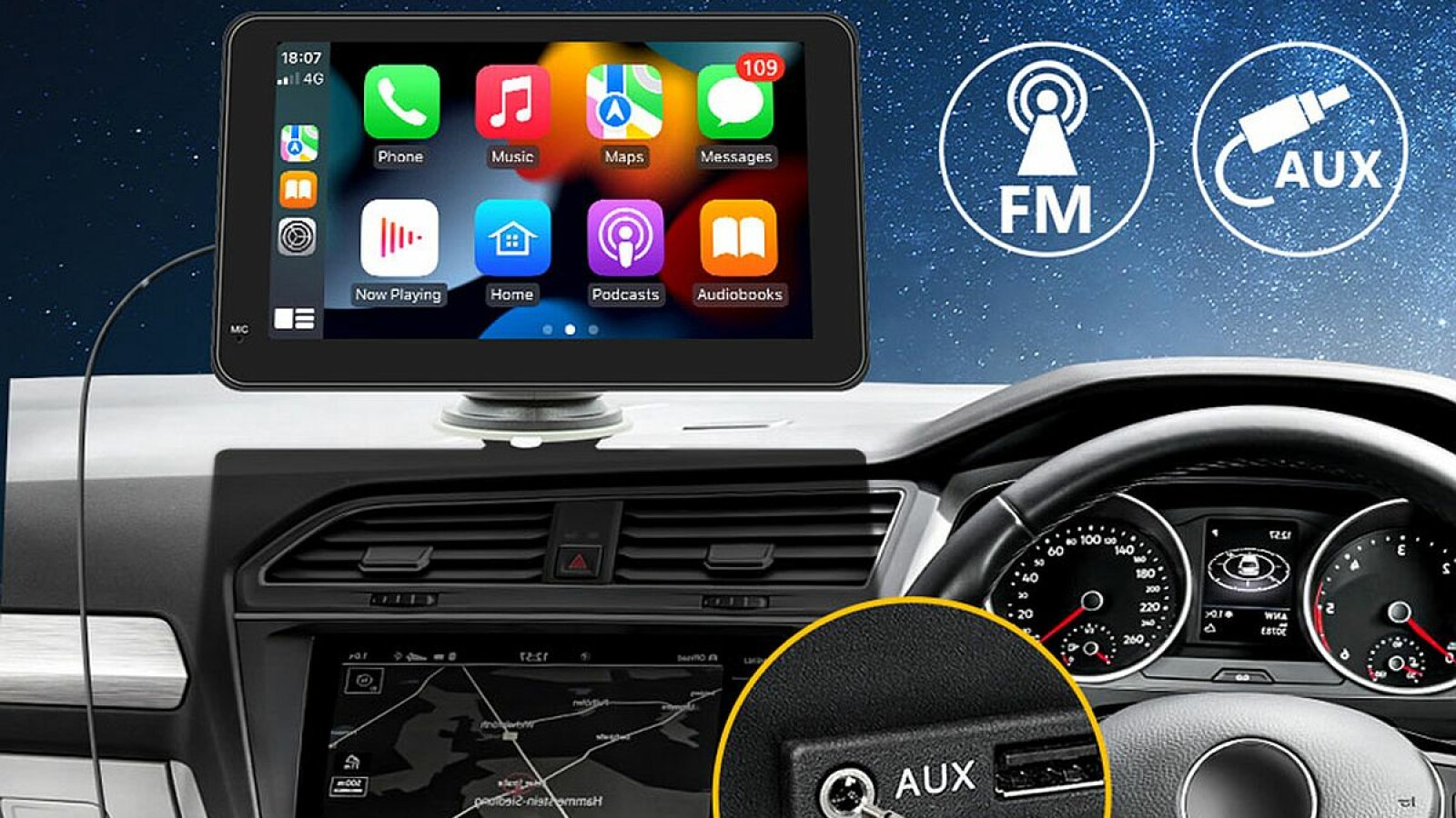 CarPlay und Android Auto nachrüsten Hier bekommt ihr ein 7ZollDisplay für 35 Euro NETZWELT