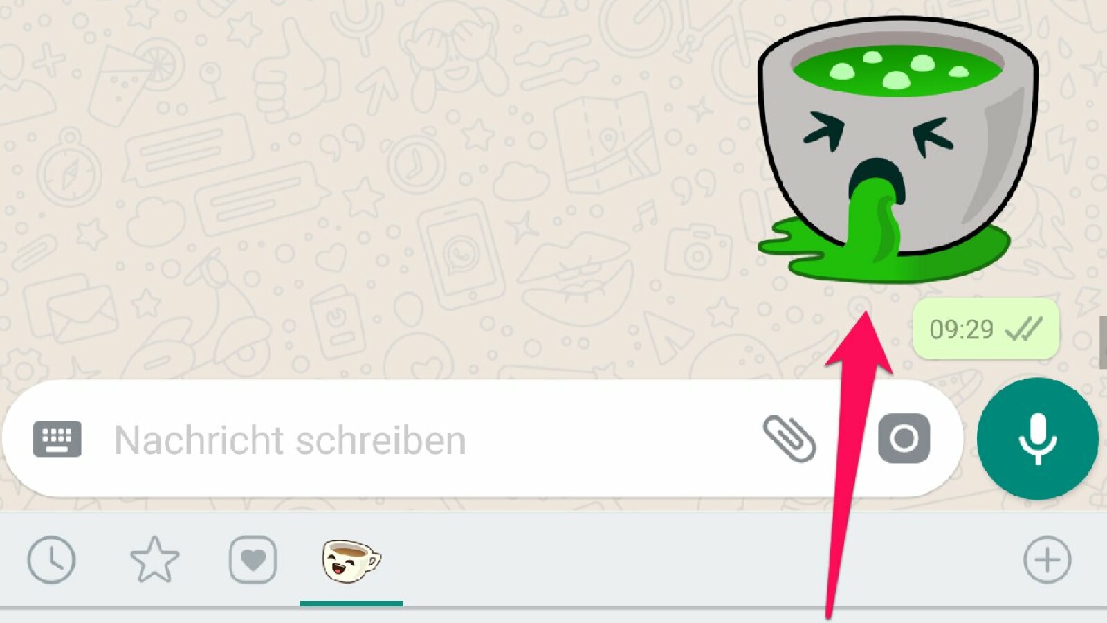 sticker whatsapp iphone hinzufügen