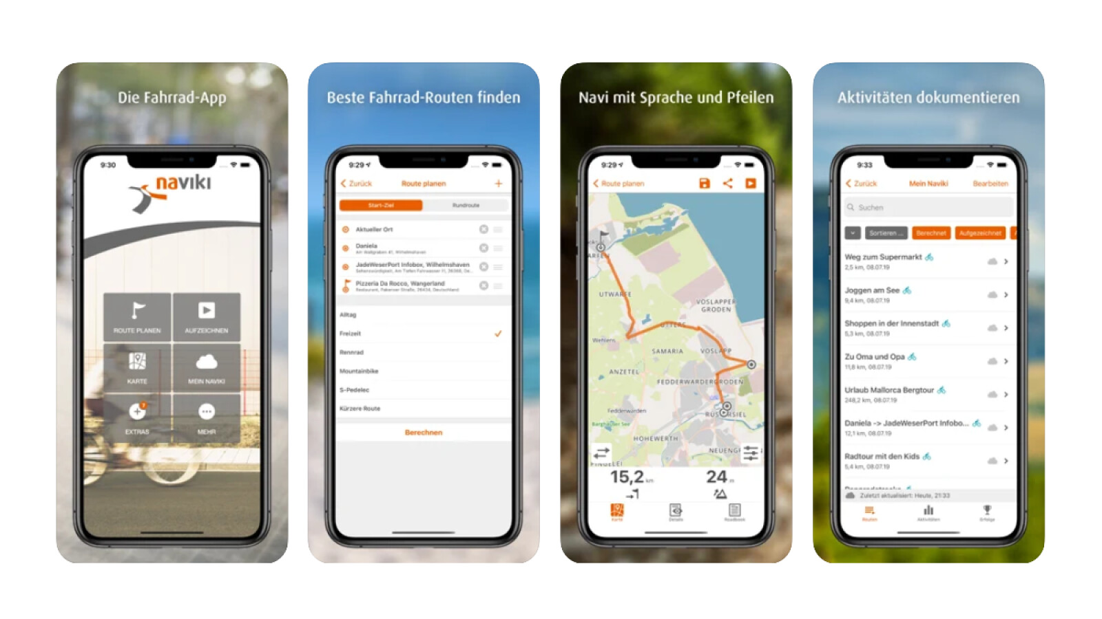 Naviki: Beliebte Fahrrad-App verschenkt Premium-Funktionen