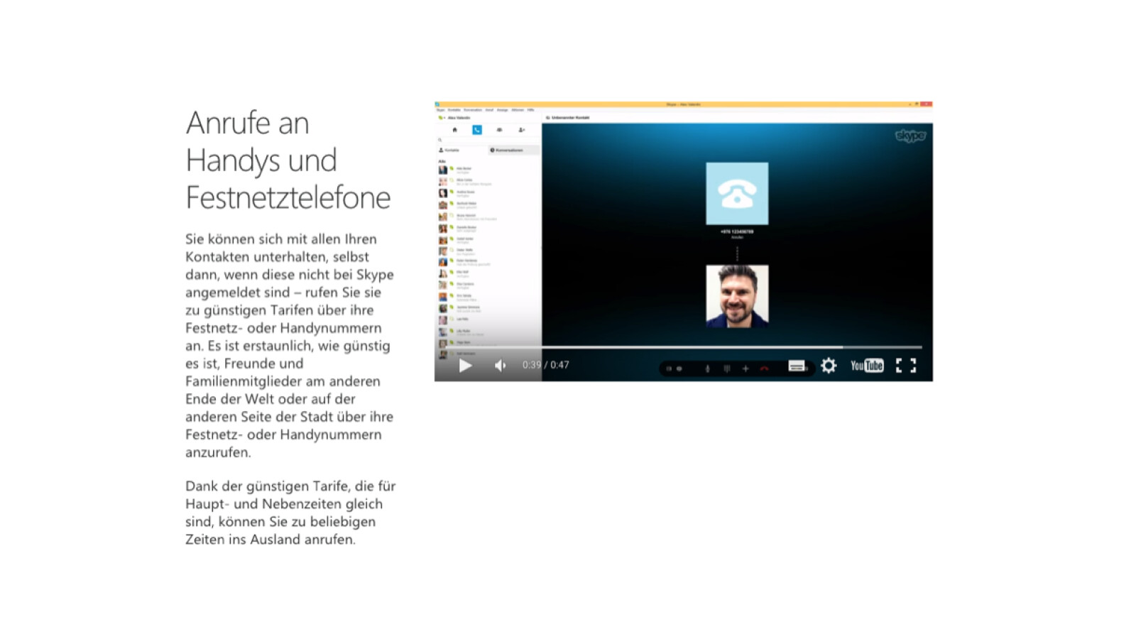 Unterstützte Anruf-Funktionen in Skype Web | NETZWELT