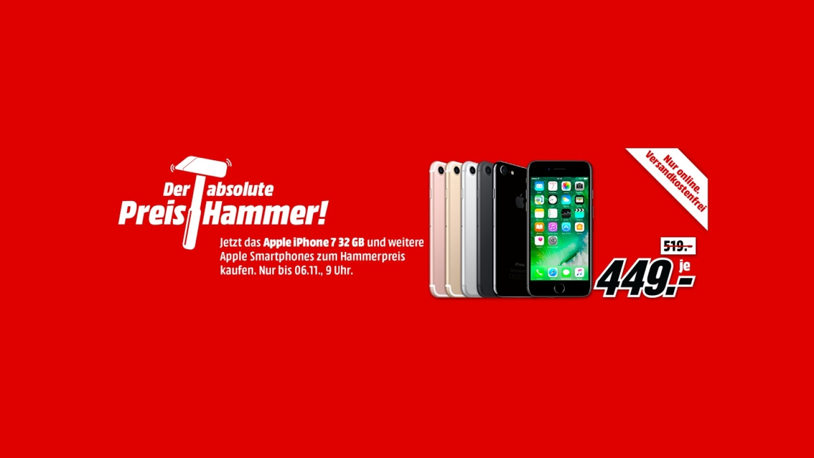iPhone 7 und iPhone SE AppleHandys im Angebot bei Media Markt NETZWELT