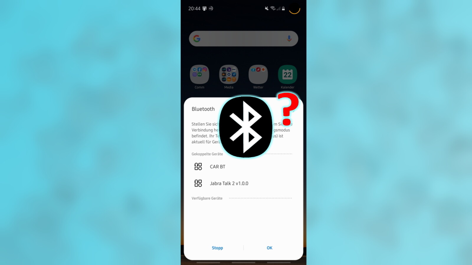 Foto: Bluetooth sendet die Inhalte vom Smartphone an d…