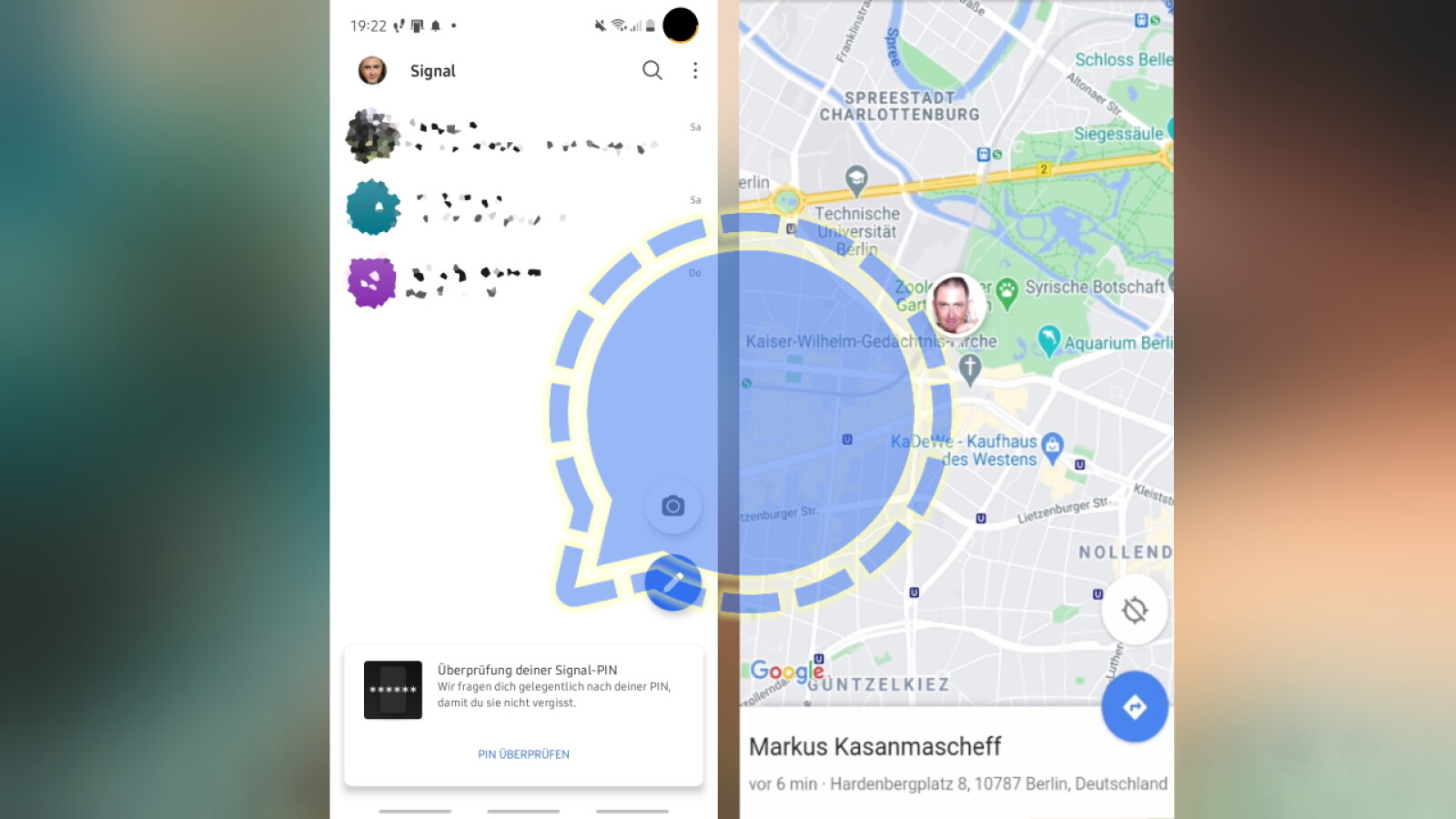 Signal So könnt ihr euren LiveStandort teilen NETZWELT