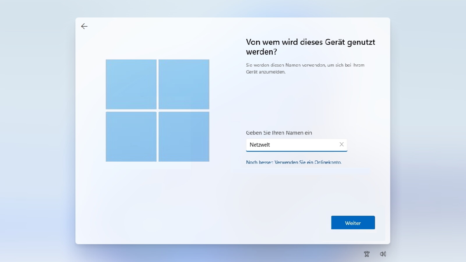 windows 11 22h2 installieren ohne microsoft konto