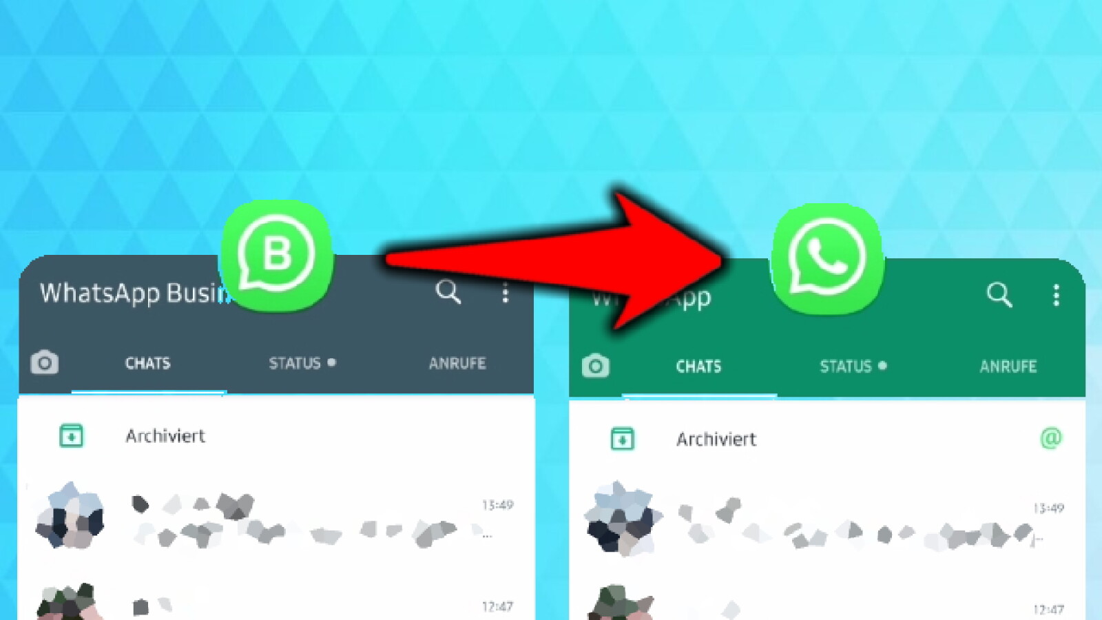 WhatsApp Business: How to switch to WhatsApp Messenger