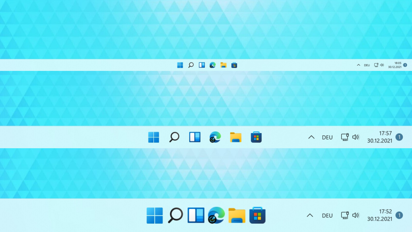 Windows 11: Cambiar el tamaño de la barra de tareas - así es como
