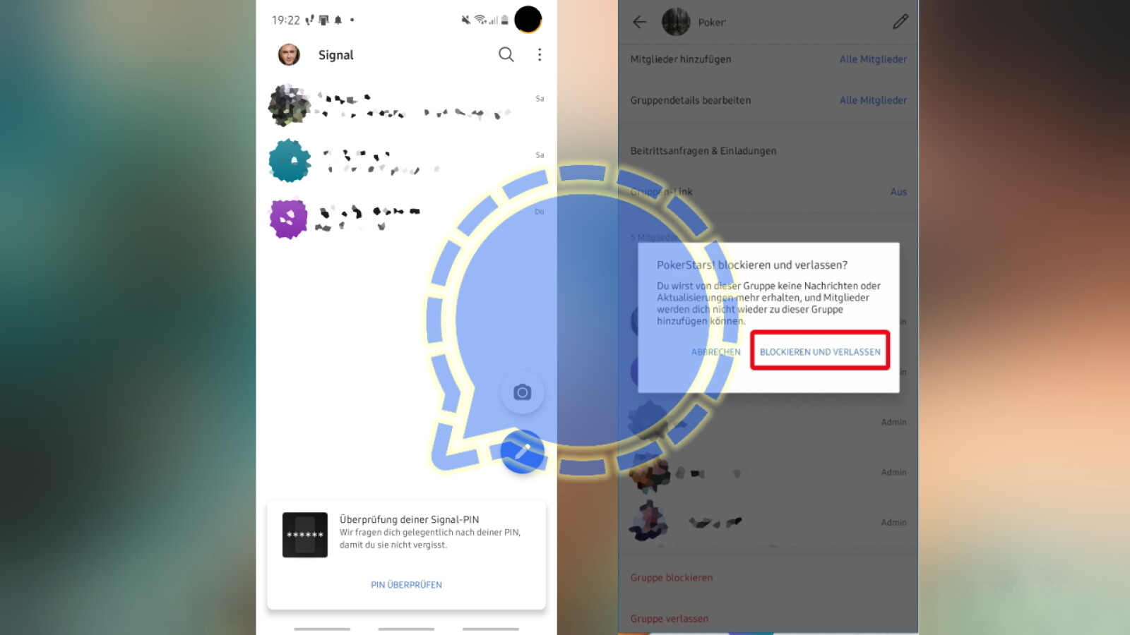 Signal So könnt ihr jemanden blockieren NETZWELT