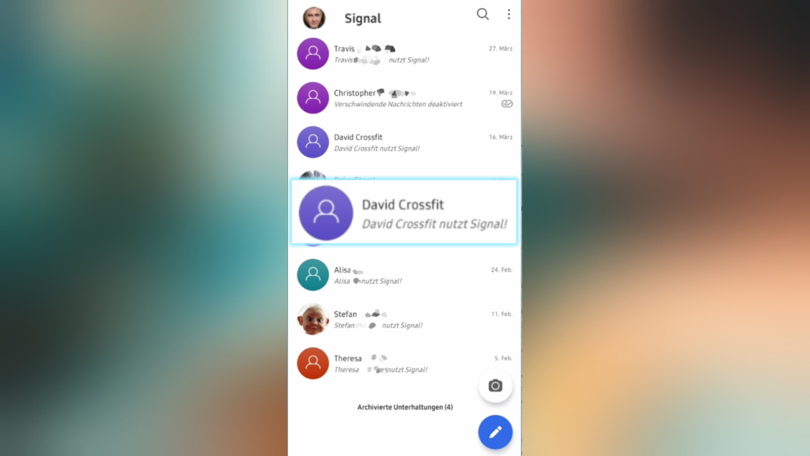Signal Benachrichtigung für neuen Kontakt ausschalten So geht´s