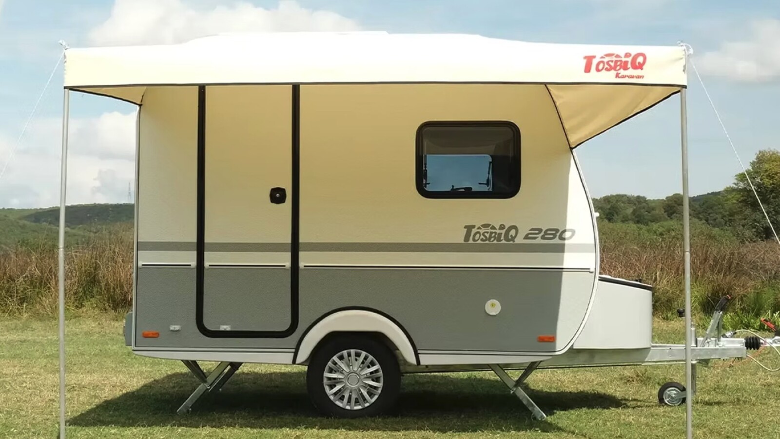 Турецкий мини-wohnwagen Tosbiq TK 280: 2,8 метра длины, 700 кг веса и цена от 17 999 евро
