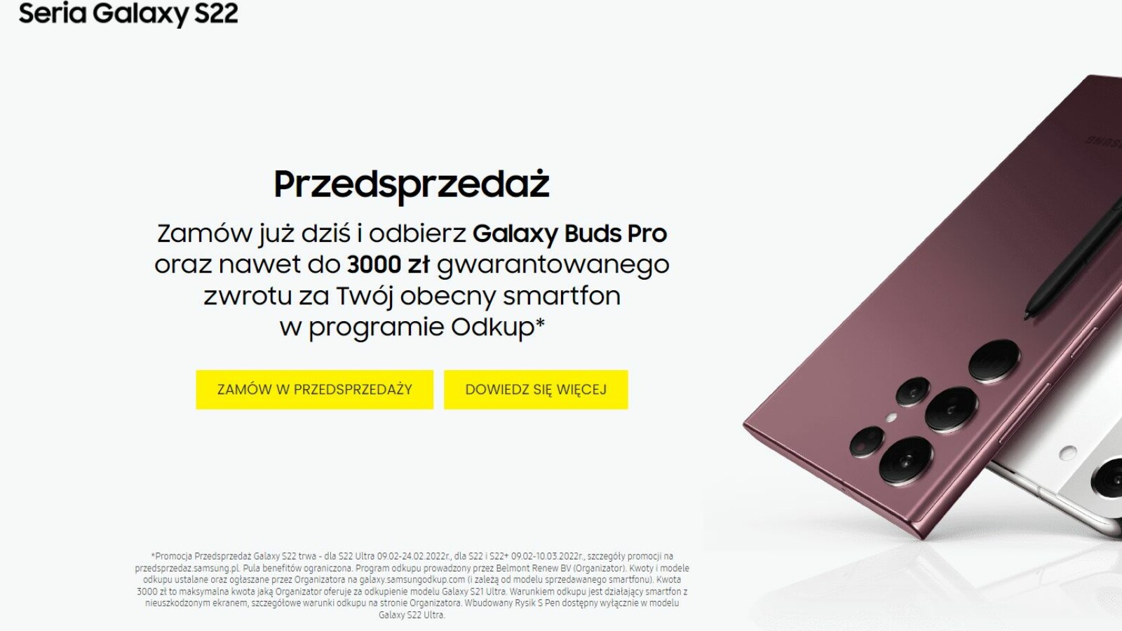 Galaxy S22: polski detalista zdradza, że ​​te bonusy są przyznawane za zamówienia w przedsprzedaży od Samsunga