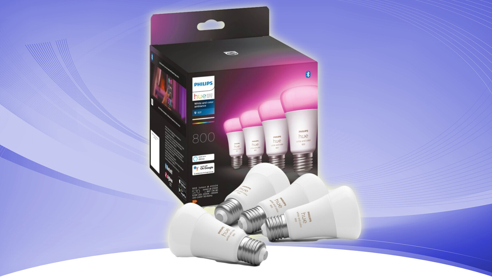 Philips Hue Color E27: rakitan lampu telah sangat dikurangi di Proshop