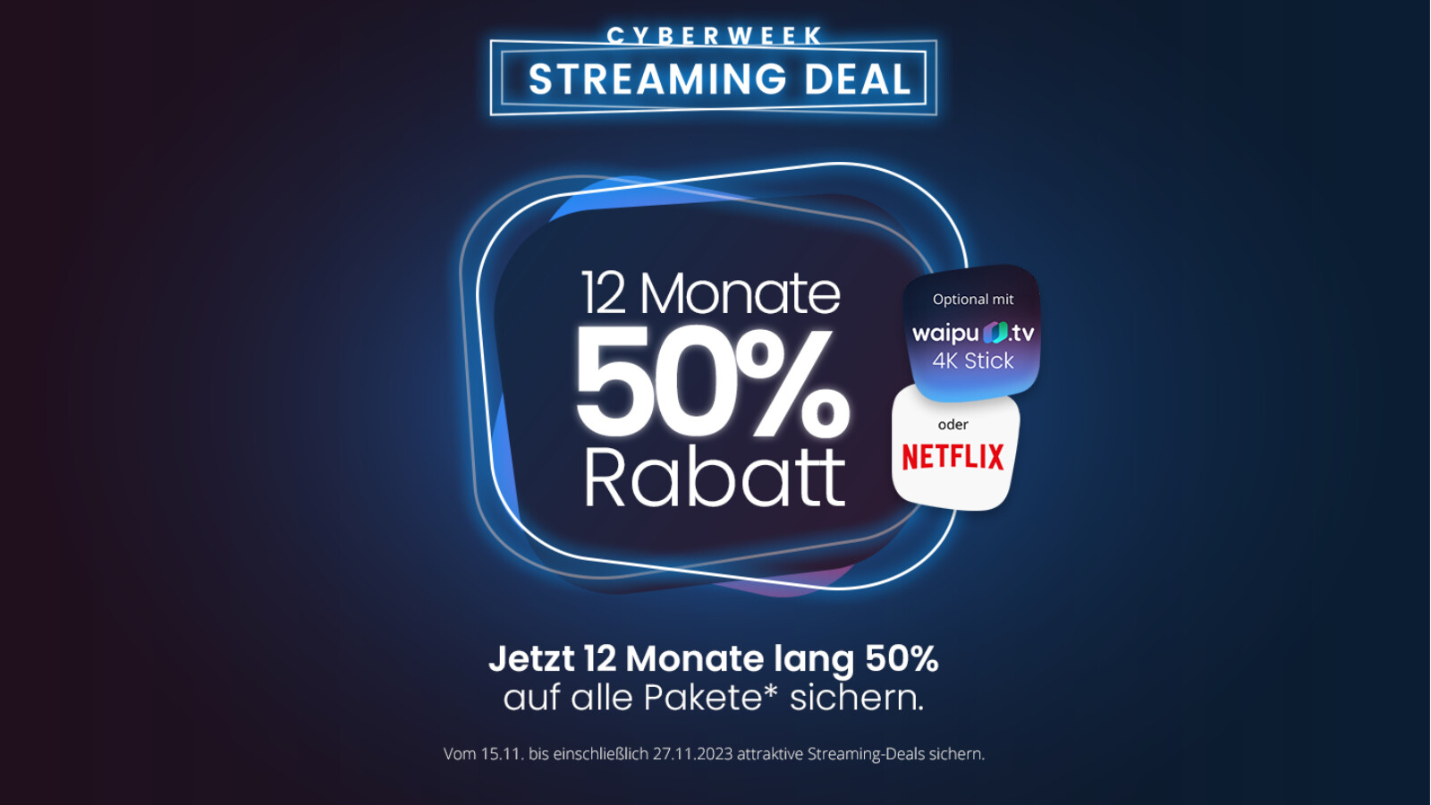 Mit diesem Trick gibt es Netflix günstiger Black Friday Deal von waipu