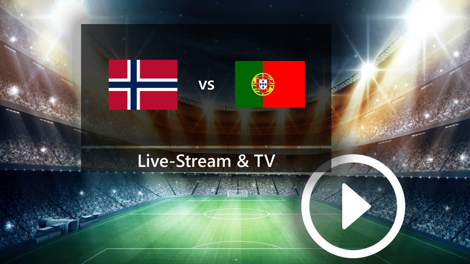 Image accompanying netzwelt.de coverage of the Norway vs. Portugal Nations League match.