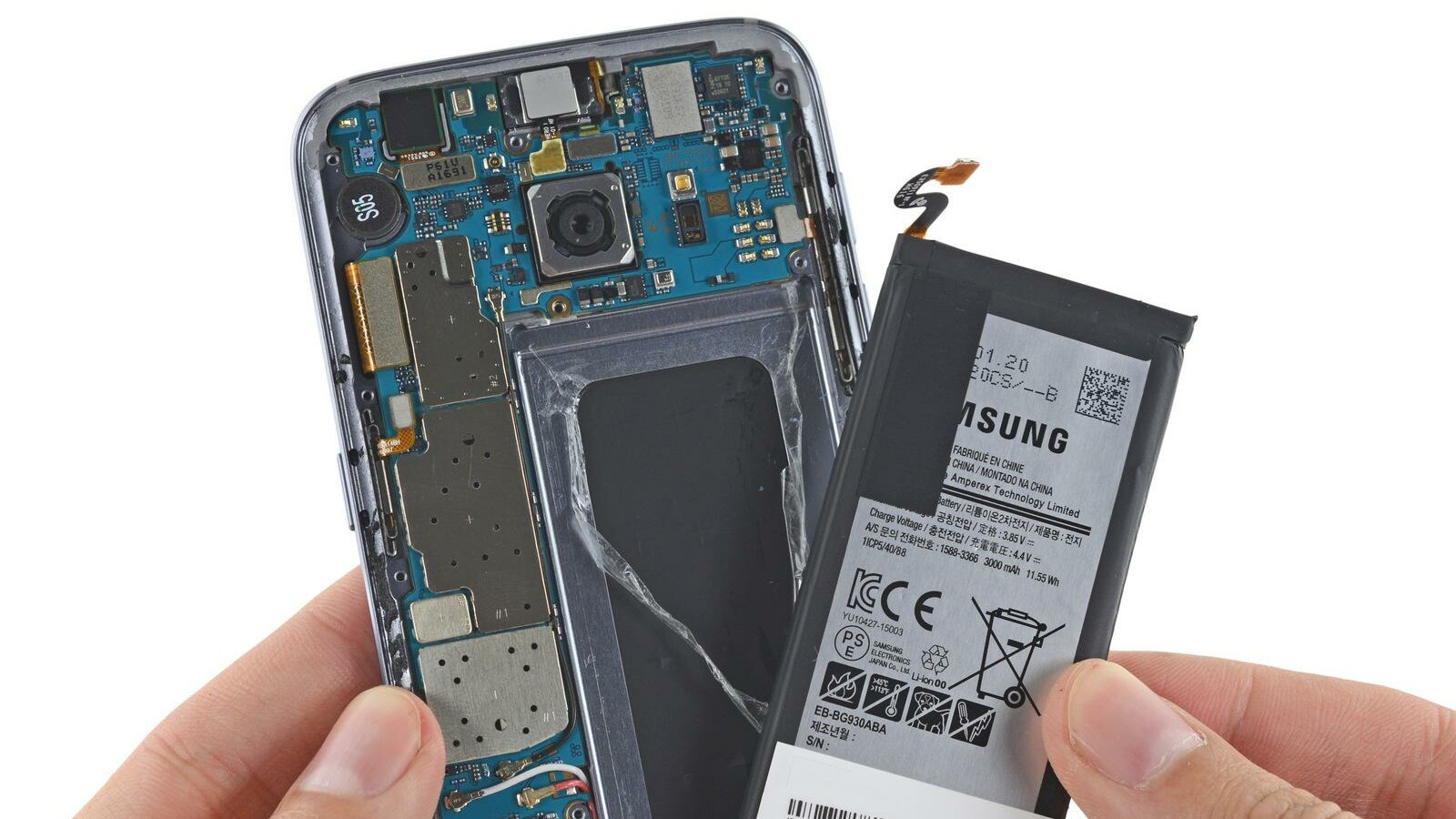 Akkutausch Reparatur Samsung Galaxy S7/S7 Edge 
