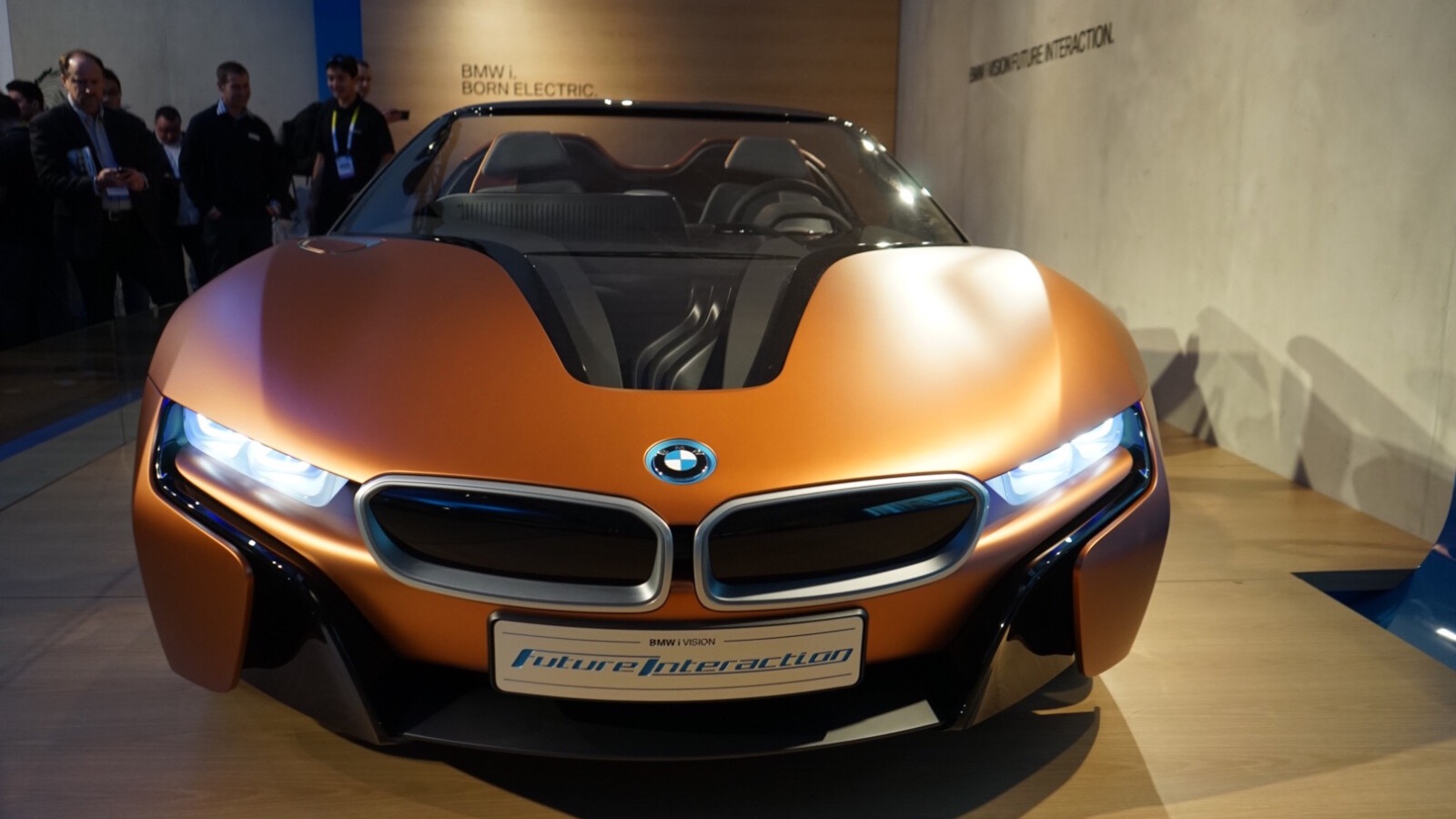 BMW i8 Vision Future Interaction auf der CES.