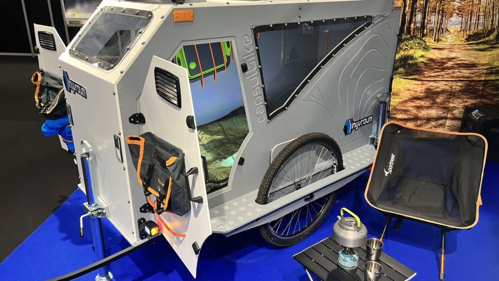 TinyVroum: E-Bike-Wohnwagen mit Kche, Bad und Heizung | NETZWELT