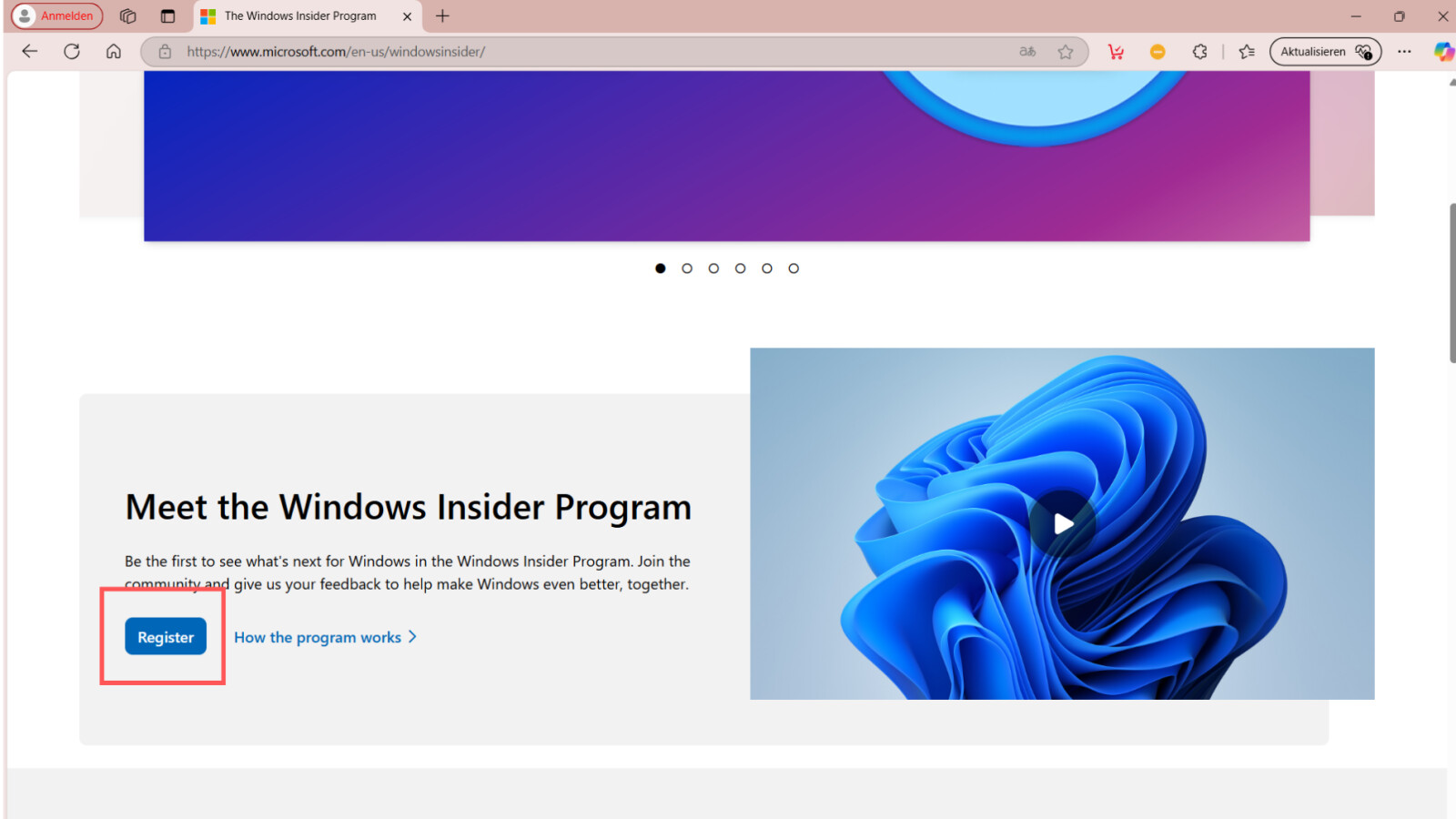 Programa Windows Insider