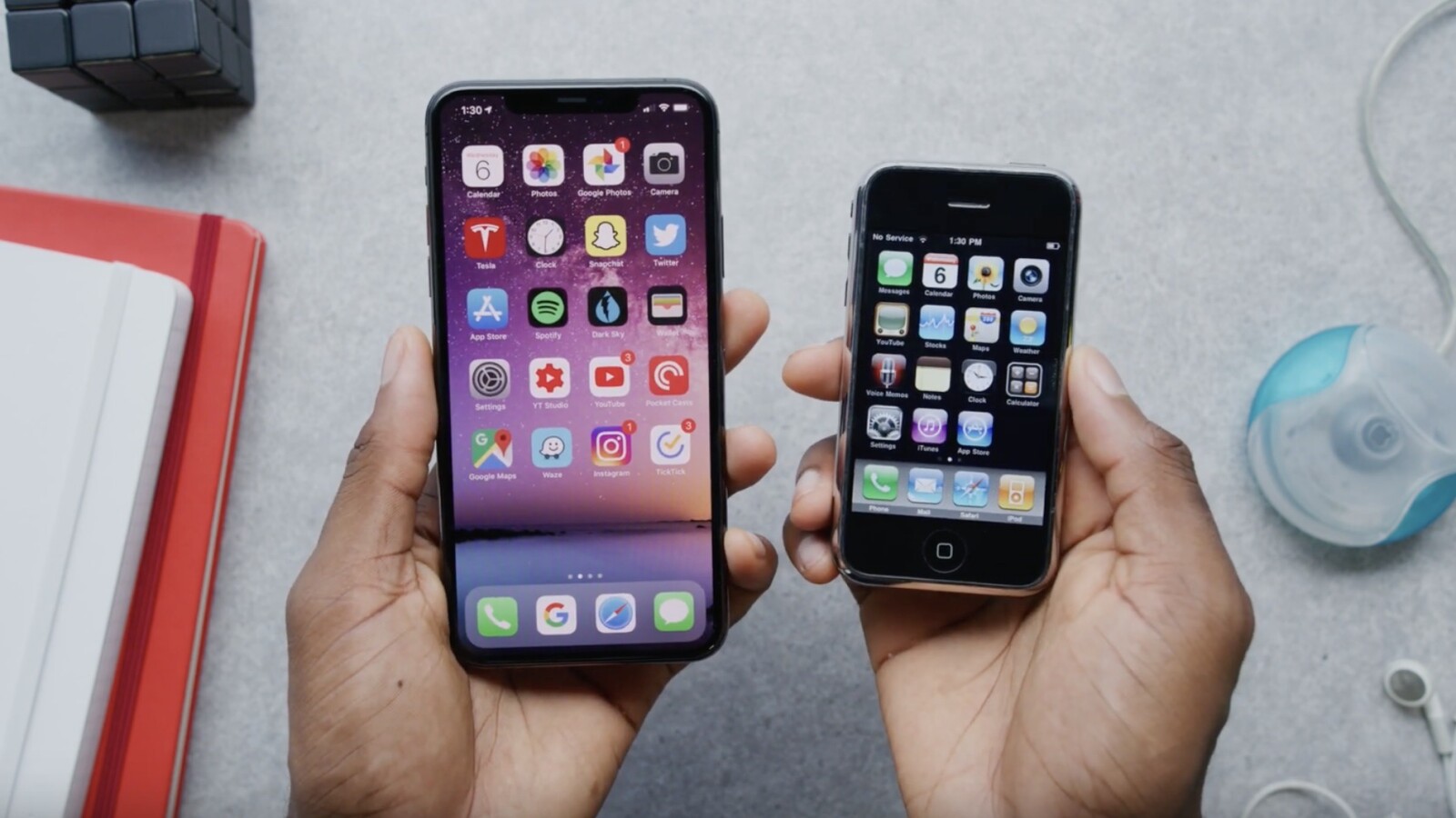 iPhone 11 Pro vs. iPhone 1: So süß waren Smartphones mal ...