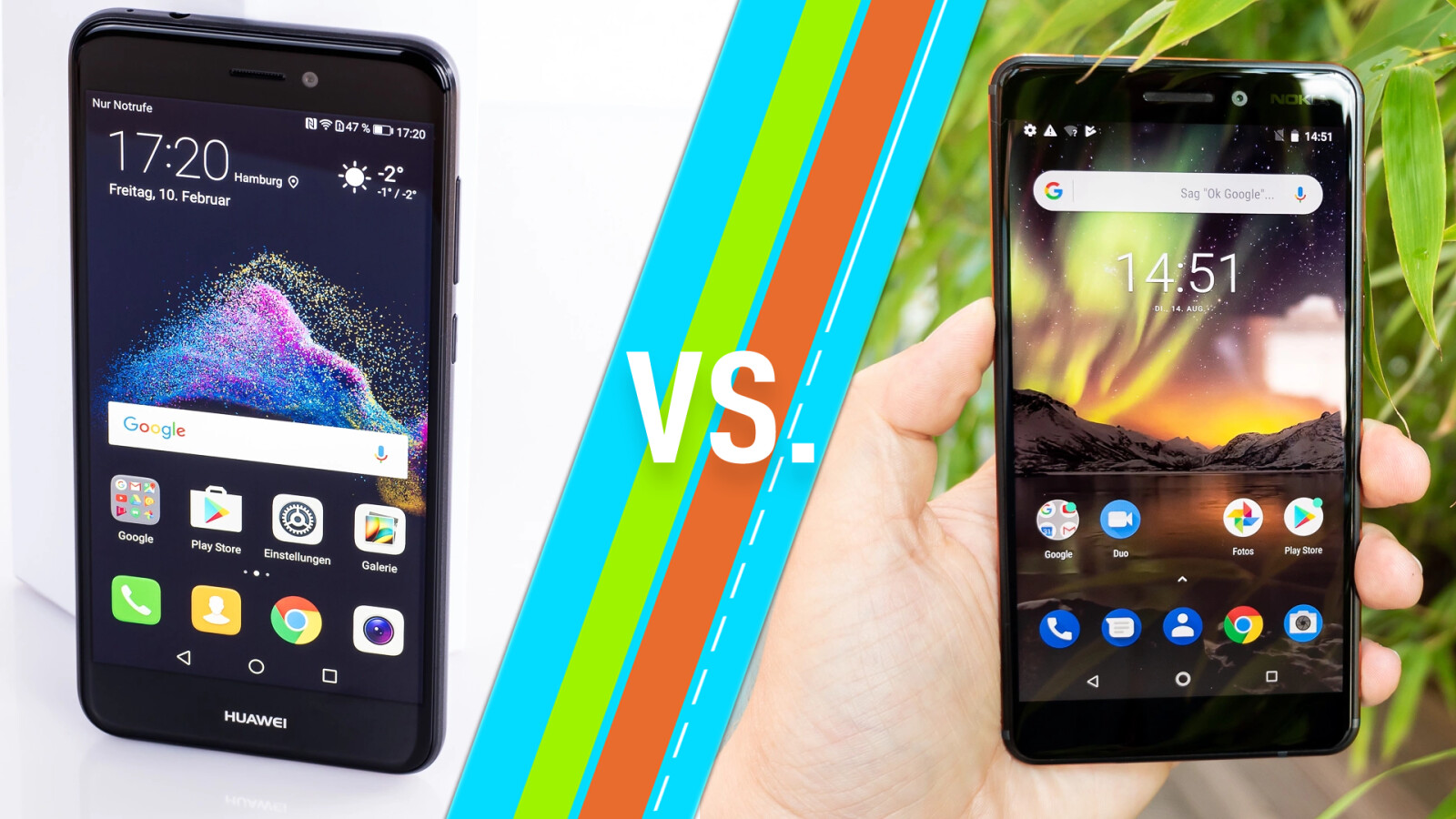 Beoefend Concurreren Oefenen Huawei P8 lite (2017) vs. Nokia 6.1: Mittelklasse-Modelle im Vergleich |  NETZWELT
