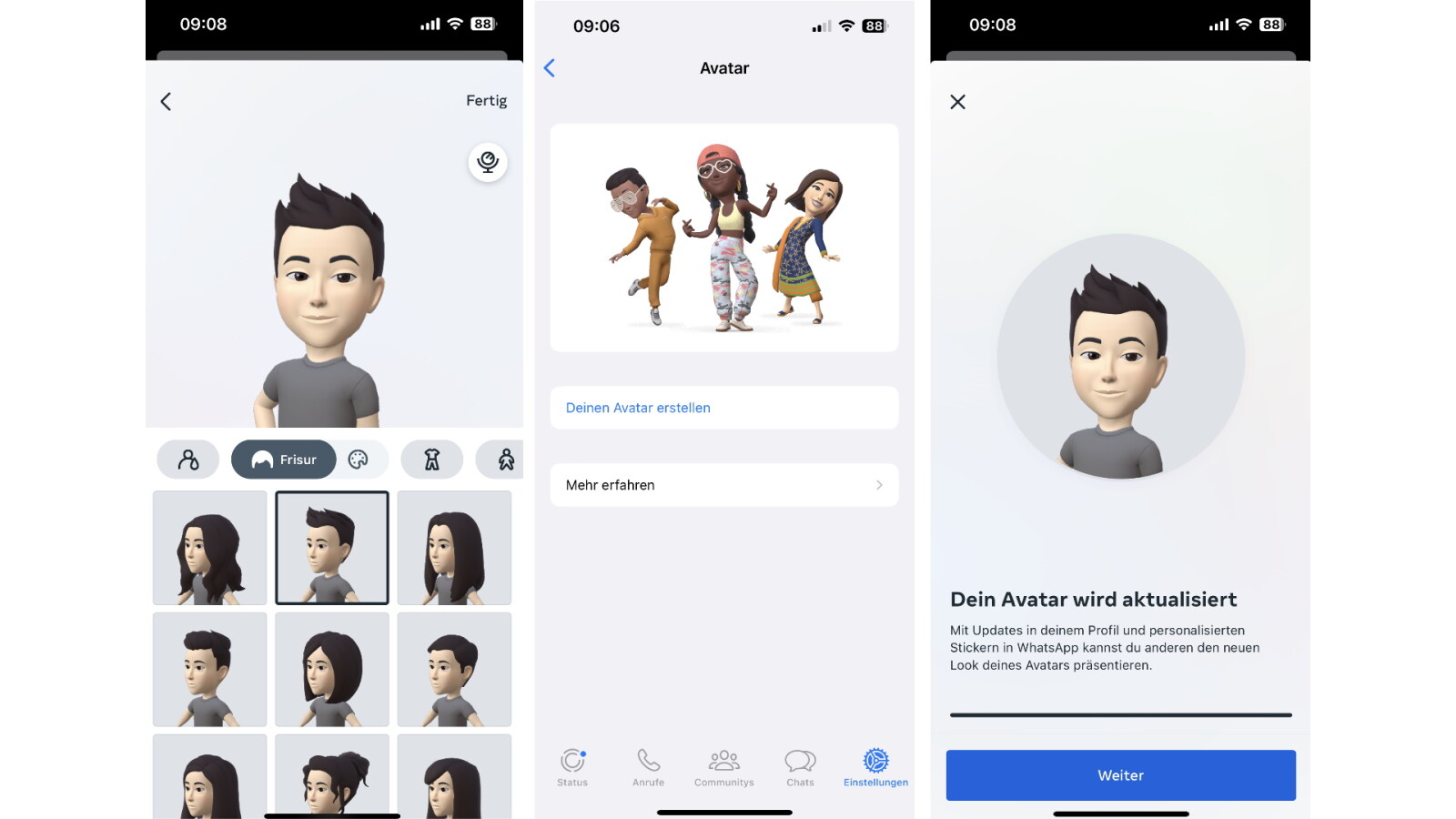 WhatsApp: So erstellt ihr einen Avatar (Android und iOS)