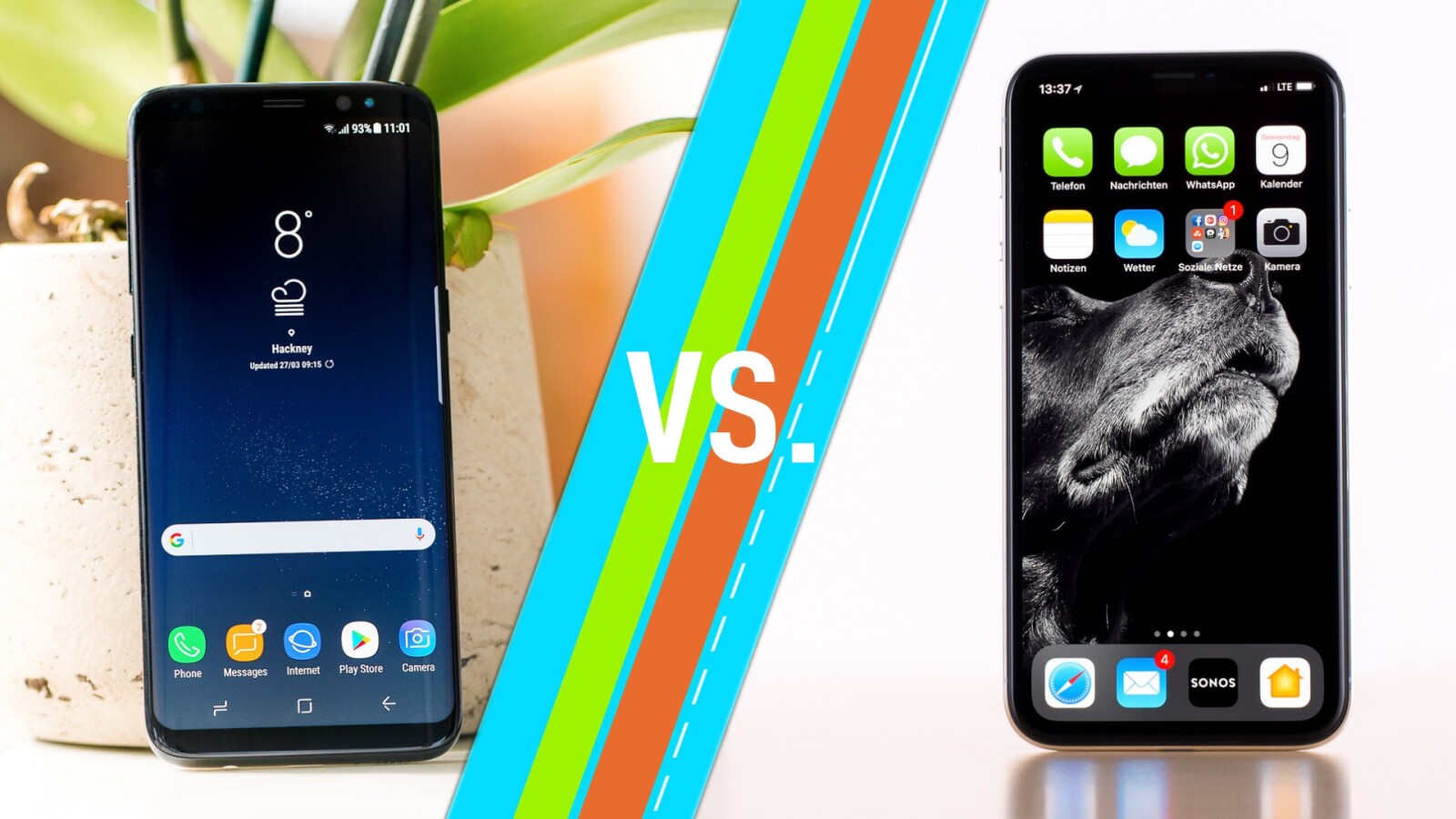 Galaxy S8 (Plus) vs iPhone X Smartphones im Vergleich NETZWELT