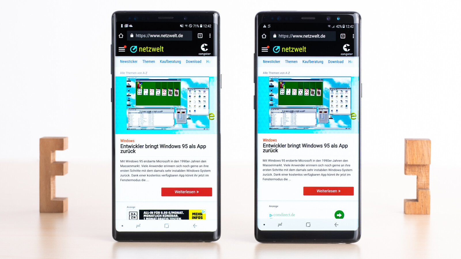 Galaxy Note 9 vs. Samsung Note 8 Lohnt sich der