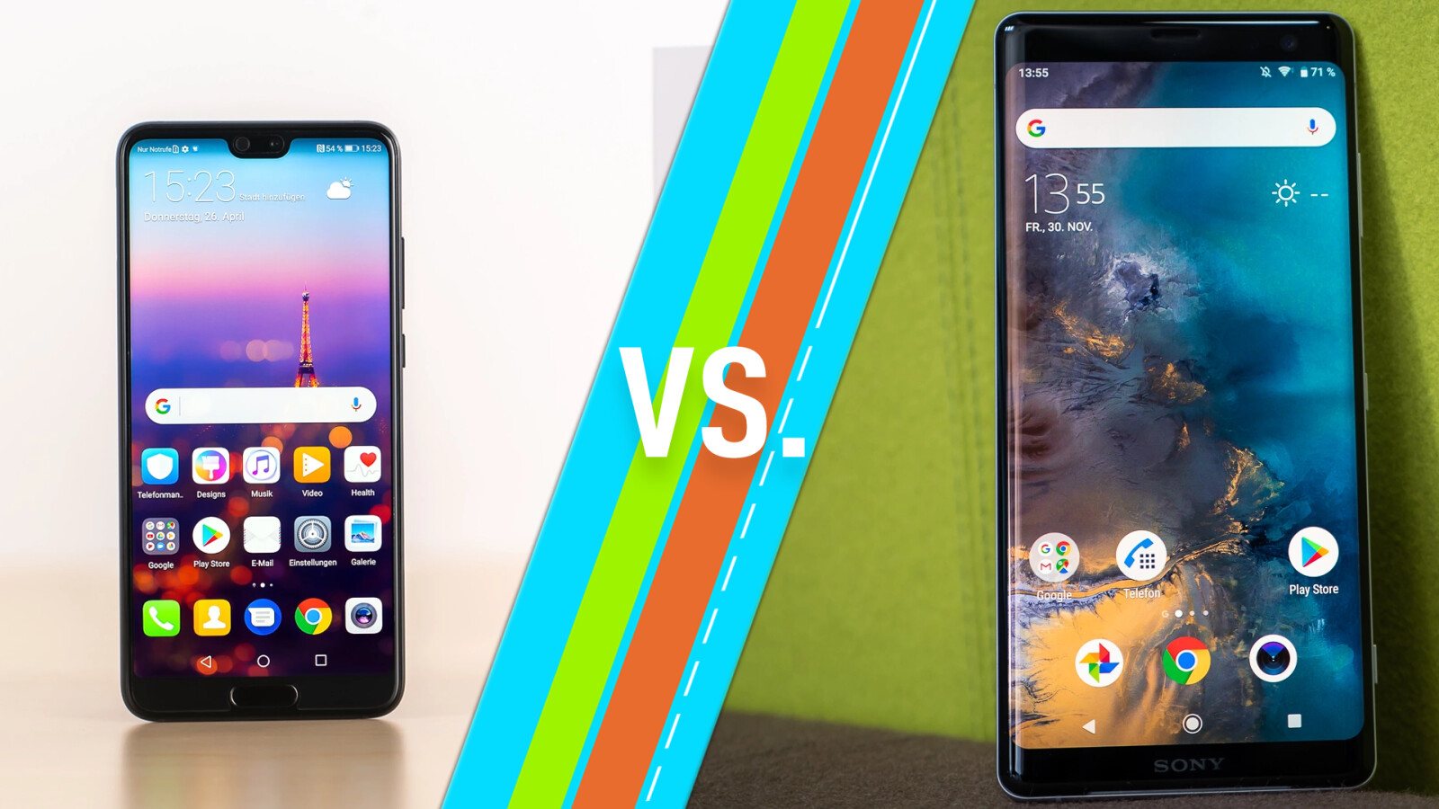 Huawei P20 vs. Sony Xperia XZ3: Smartphones im Vergleich | NETZWELT