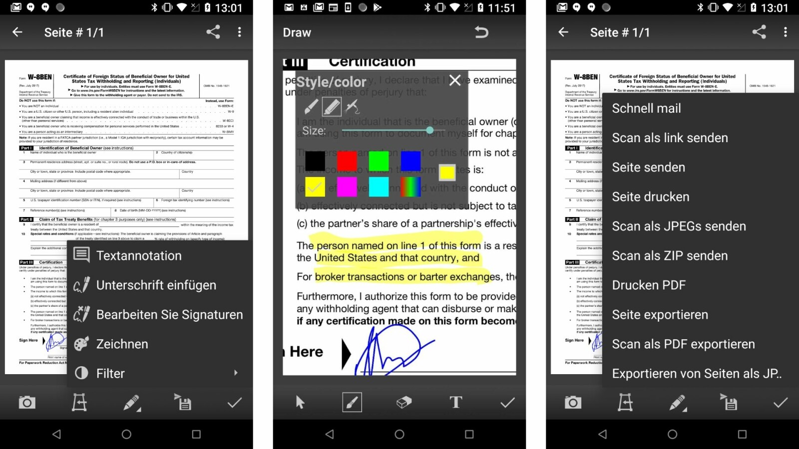 Mobile Doc Scanner (MDScan) + OCR::Appstore for Android