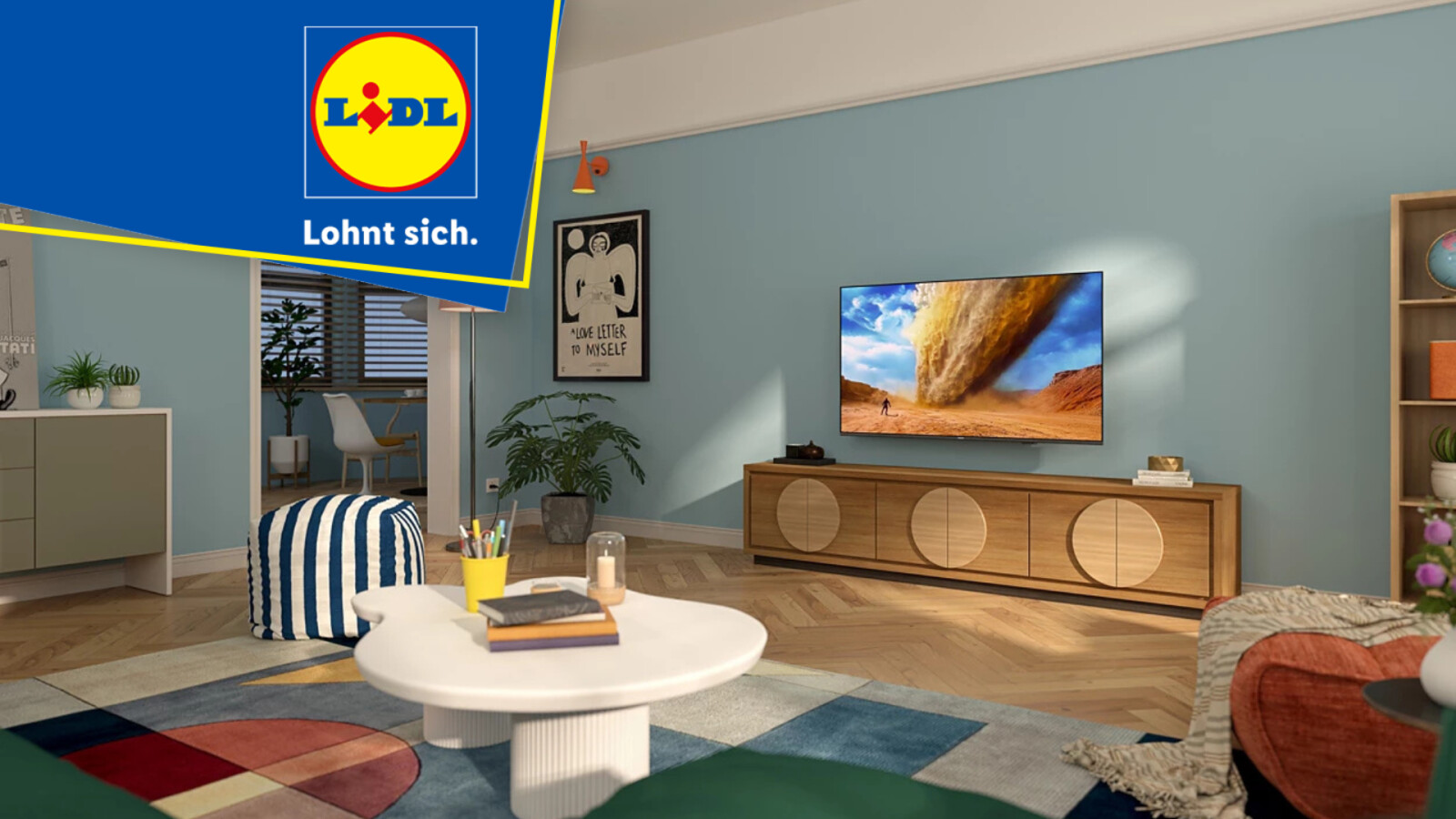 Lidl: 55-Zoll QLED Smart TV für 323 Euro – WM-Angebot!