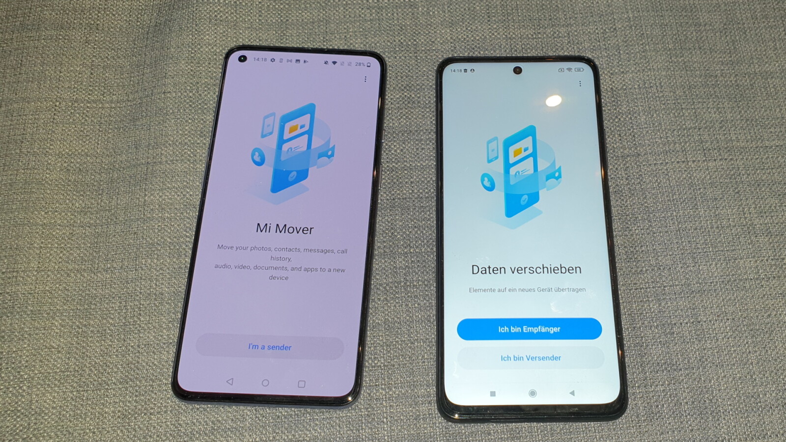 Xiaomi Mi Mover: This is how you transfer your data to a new cell phone
