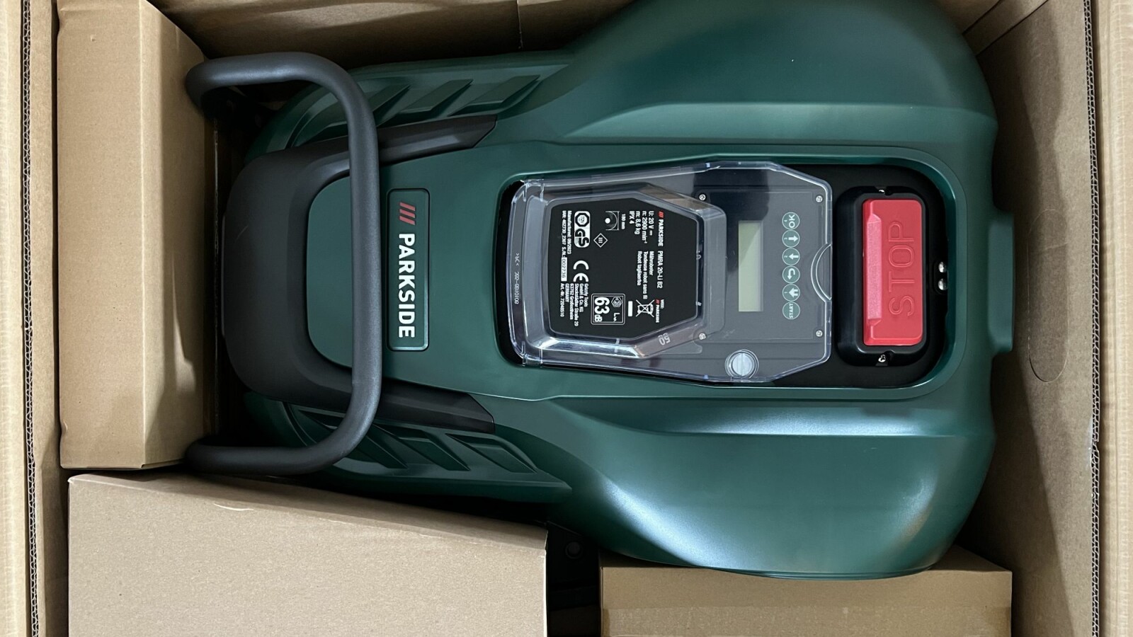 LidlMähroboter Parkside 20 V PMRA 20Li B2 Lieferumfang NETZWELT