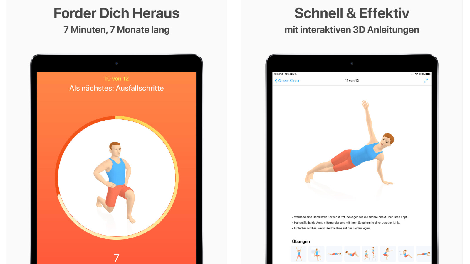Seven Exercise App Top 15 Fitness-Apps: Mit Smartphone und Smartwatch in Form bleiben ...