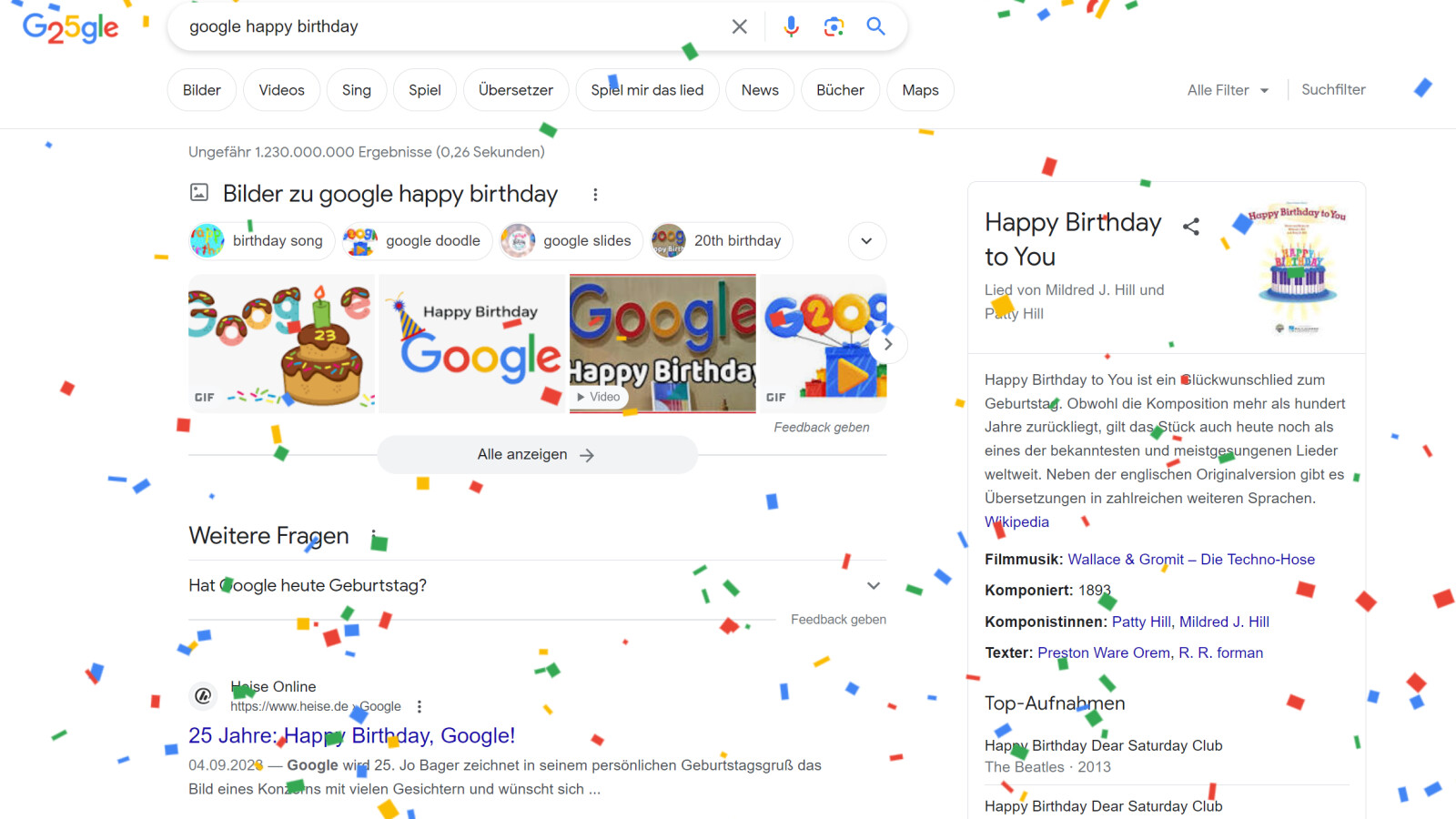 Happy Birthday Google: Unsere 10 liebsten Easter Eggs aus 25 Jahren