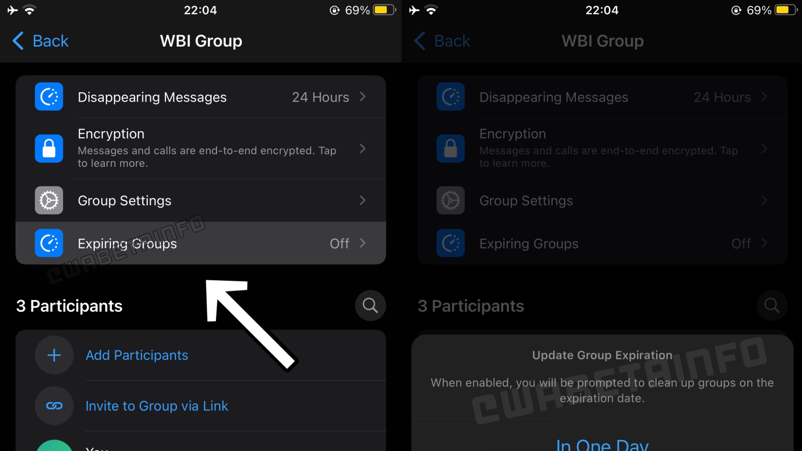 WhatsApp Beta Testing Expiration Dates for Groups