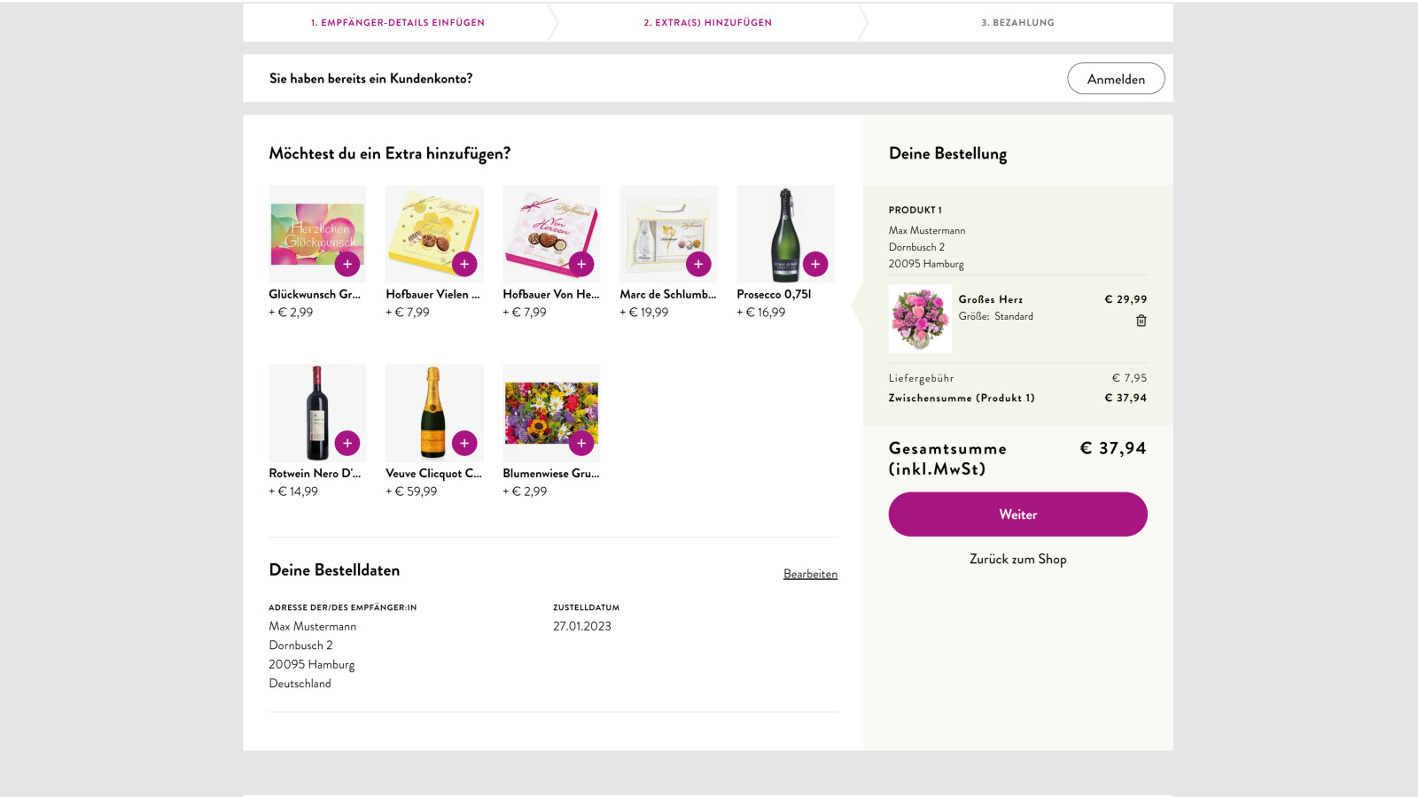 Eindruck bei Euroflorist NETZWELT