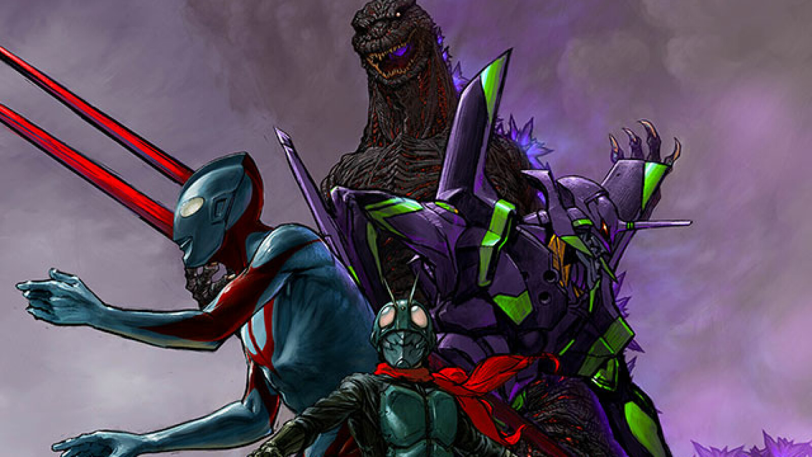 "Godzilla" und "Neon Genesis Evangelion" als Teil des "Shin Japan