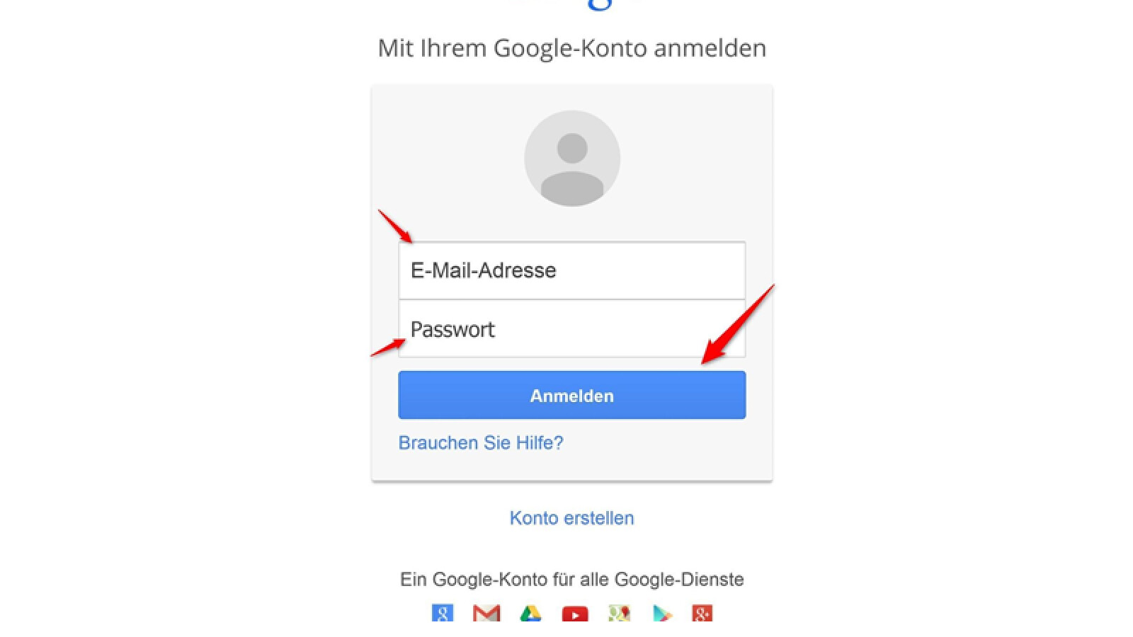 EMails, Kontakte und Termine über das GoogleKonto auf das Windows