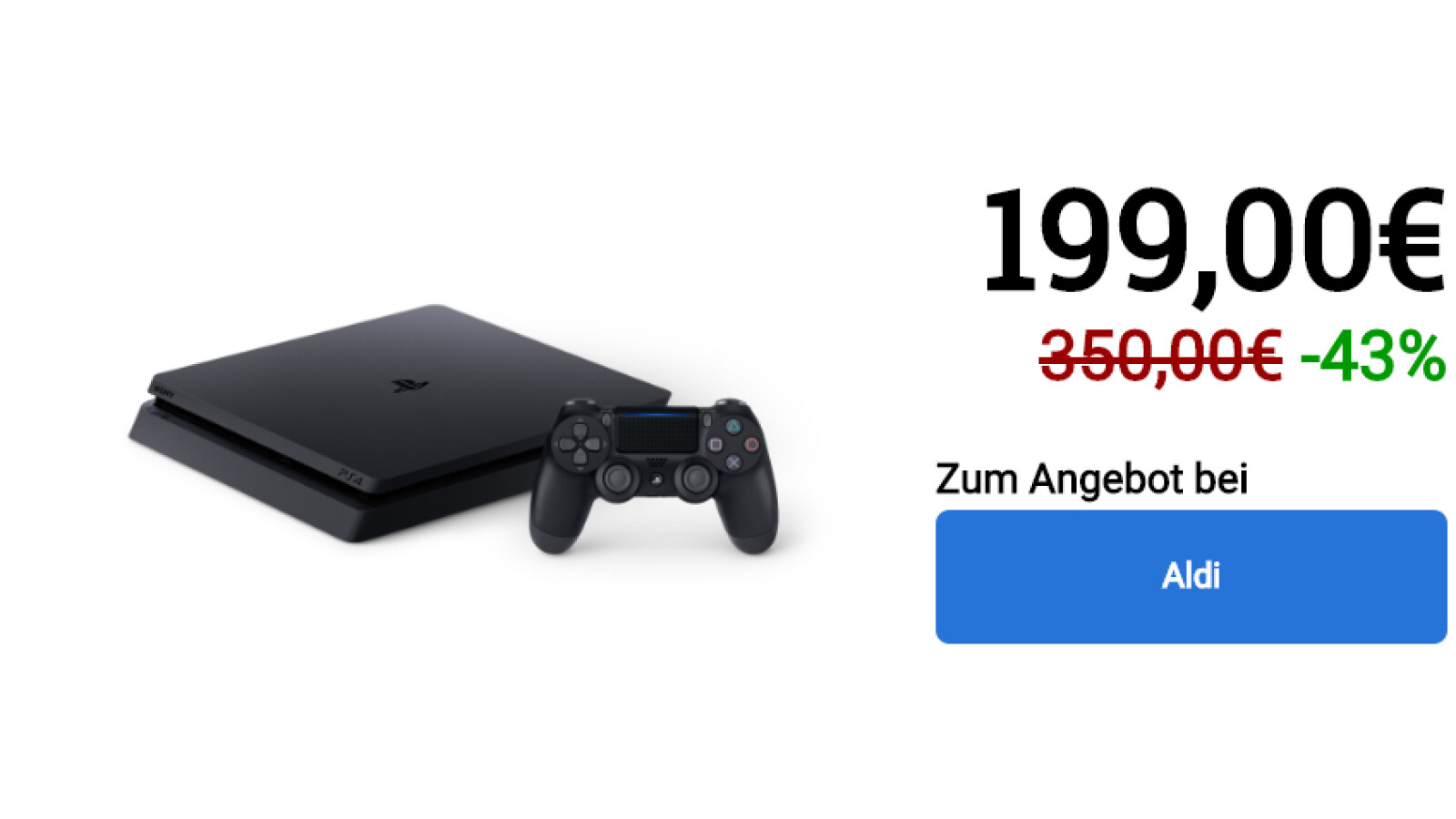 ps4 console 199