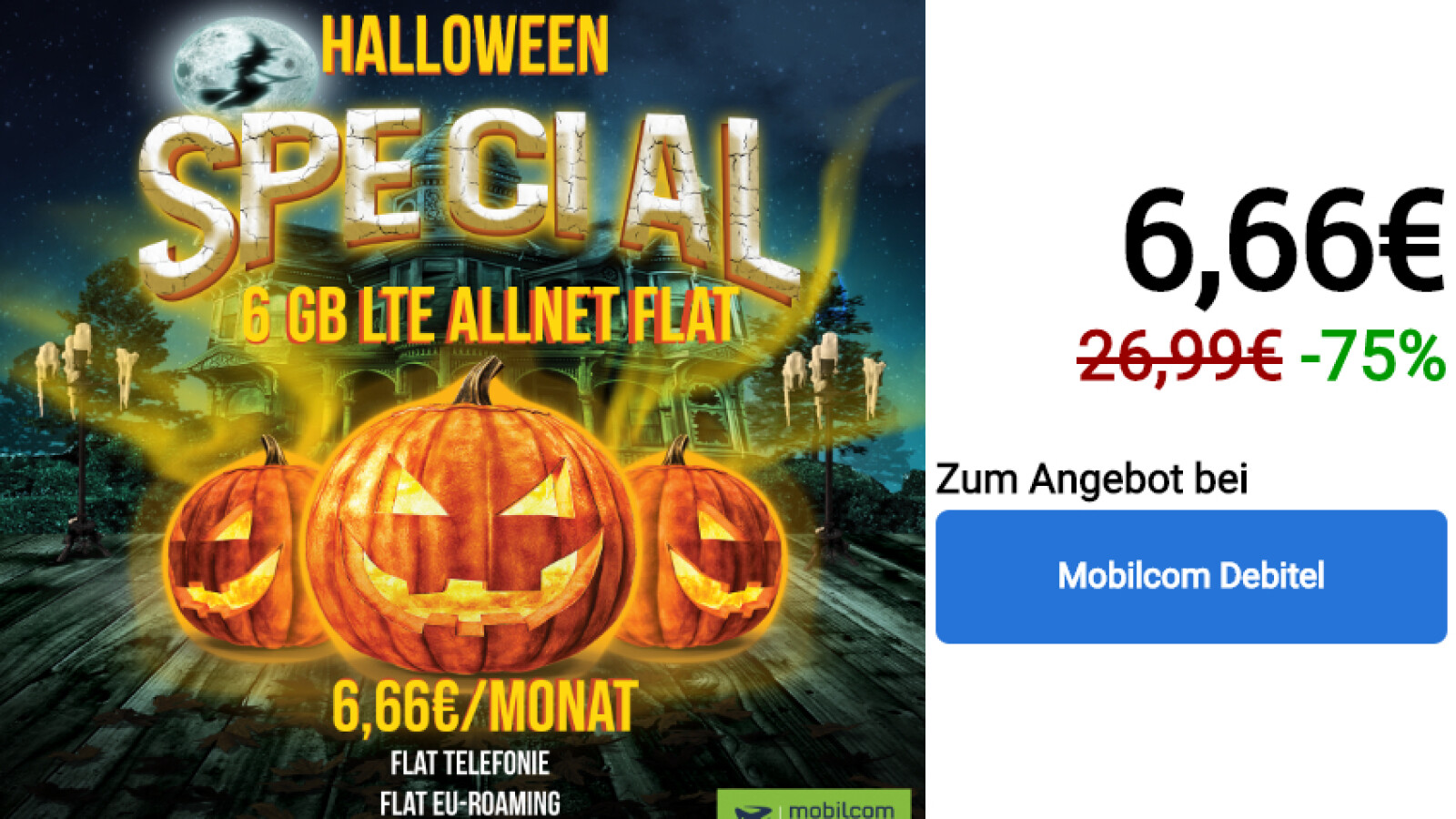 Tarif Kracher Bei Mobilcom Debitel 6 Gigabyte Flat Fur Nur 6 66 Euro Netzwelt