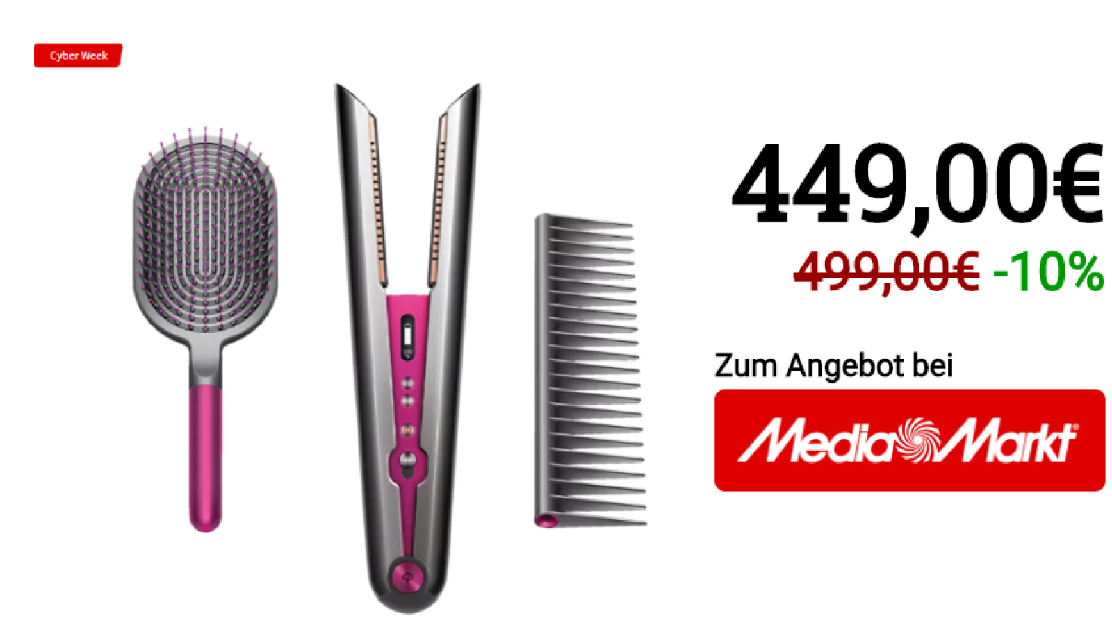 Dyson Corrale Haarglätter Bei Media Markt und Saturn im Cyber Week