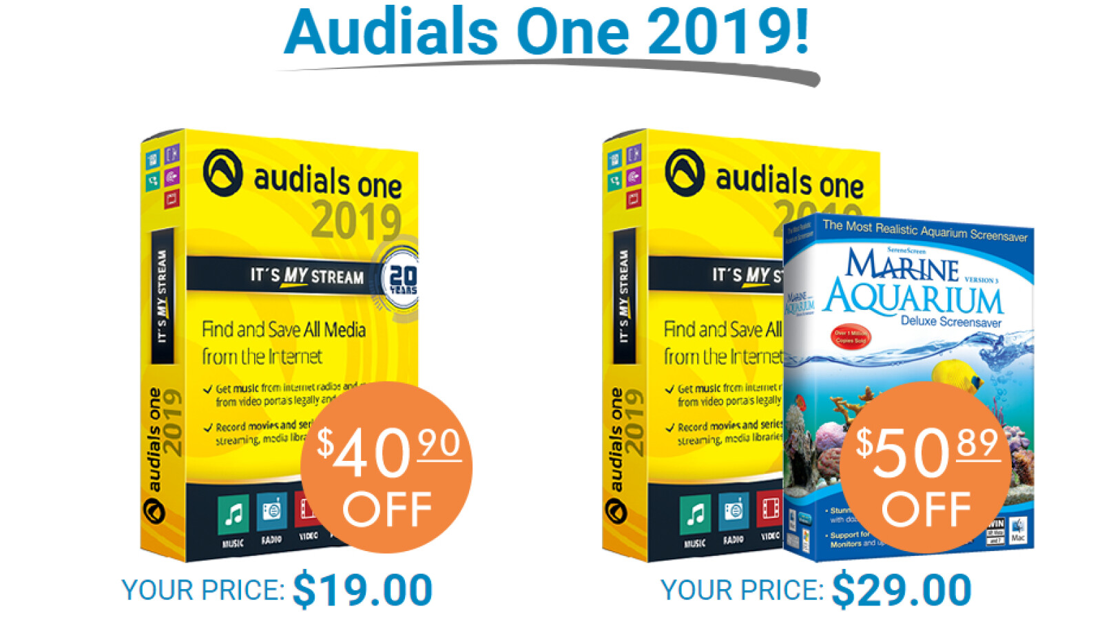 audials one 2019 sale