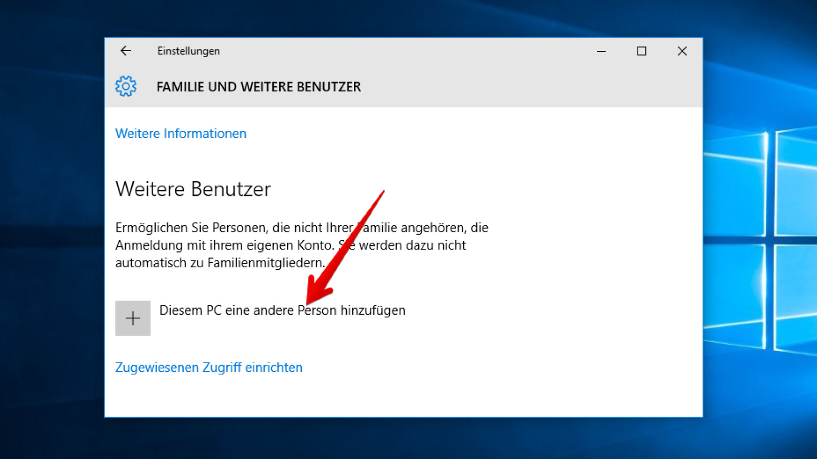 Lokales Benutzerkonto in Windows 10 anlegen so geht