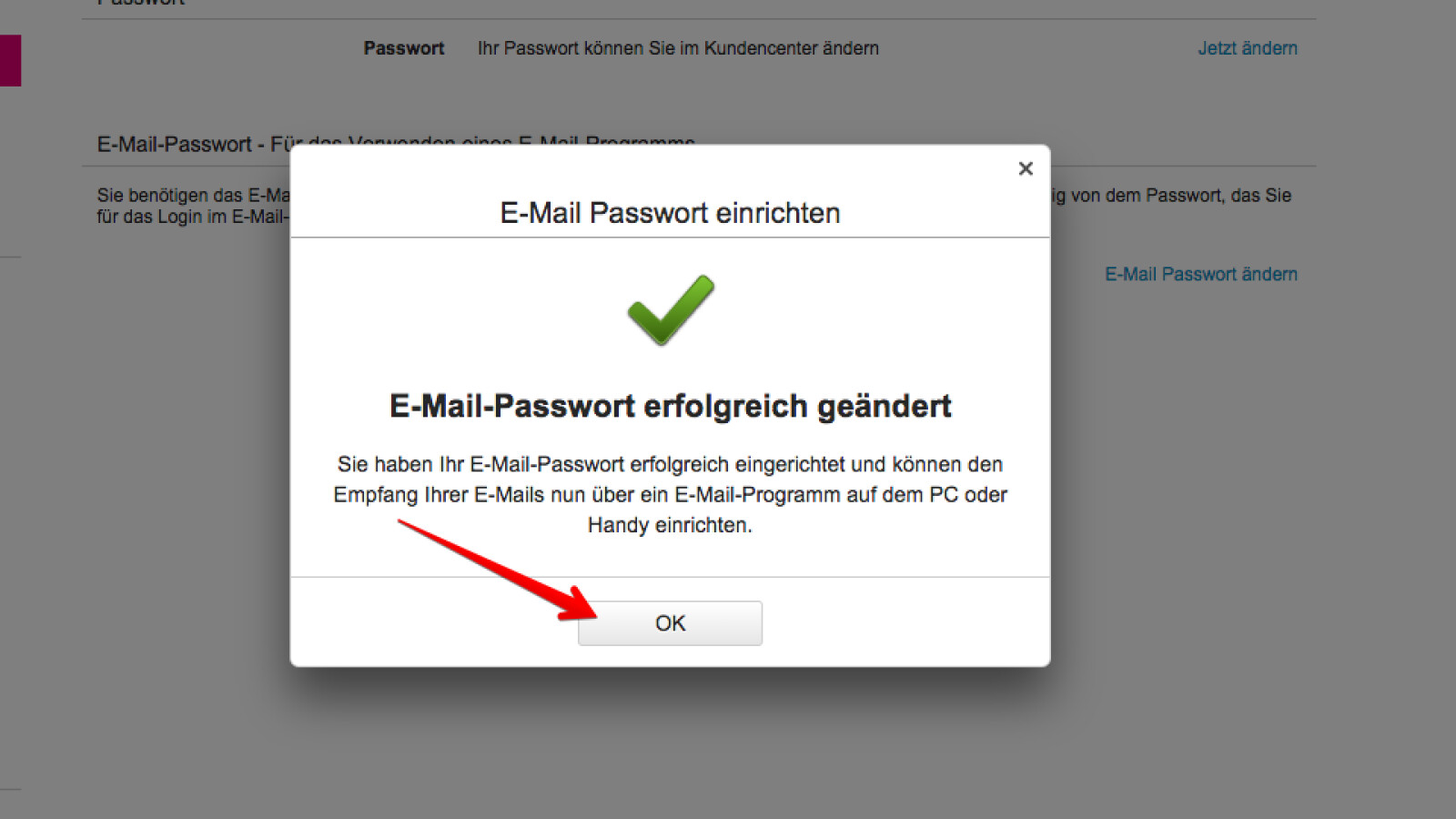 EMailPasswort für EMailAdressen von einrichten NETZWELT