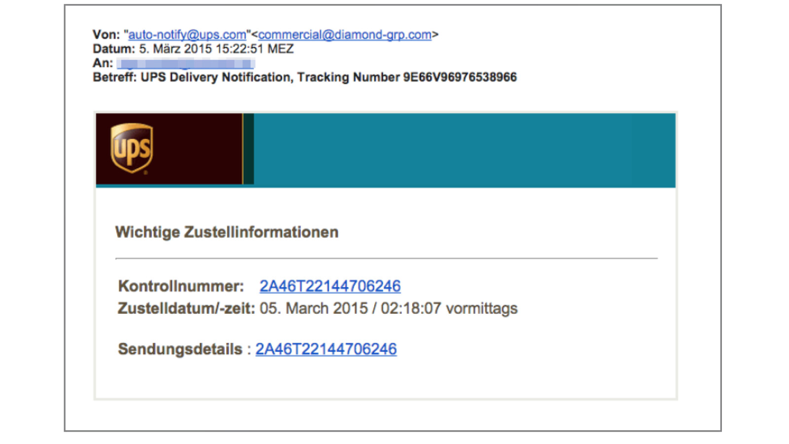 Gefälschte UPS-E-Mails - Diese Versionen Sind Aktuell Im Umlauf | NETZWELT
