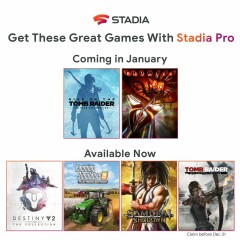 Google Stadia: Neue kostenlose Spiele für Januar 2020