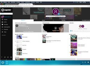 Napster in a web browser. 